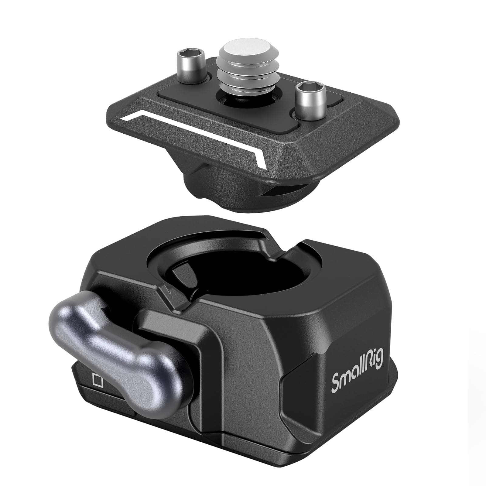 SMALLRIG Quick Release Plate Drop-in HawkLock mini Quick Release Camera Mount Adapter with 1/4" Screw, for Camera Clamp, Super Clamp, Ball Head, Tripod, Magic Arm, Stabilizer, Field Monitor - 3513C