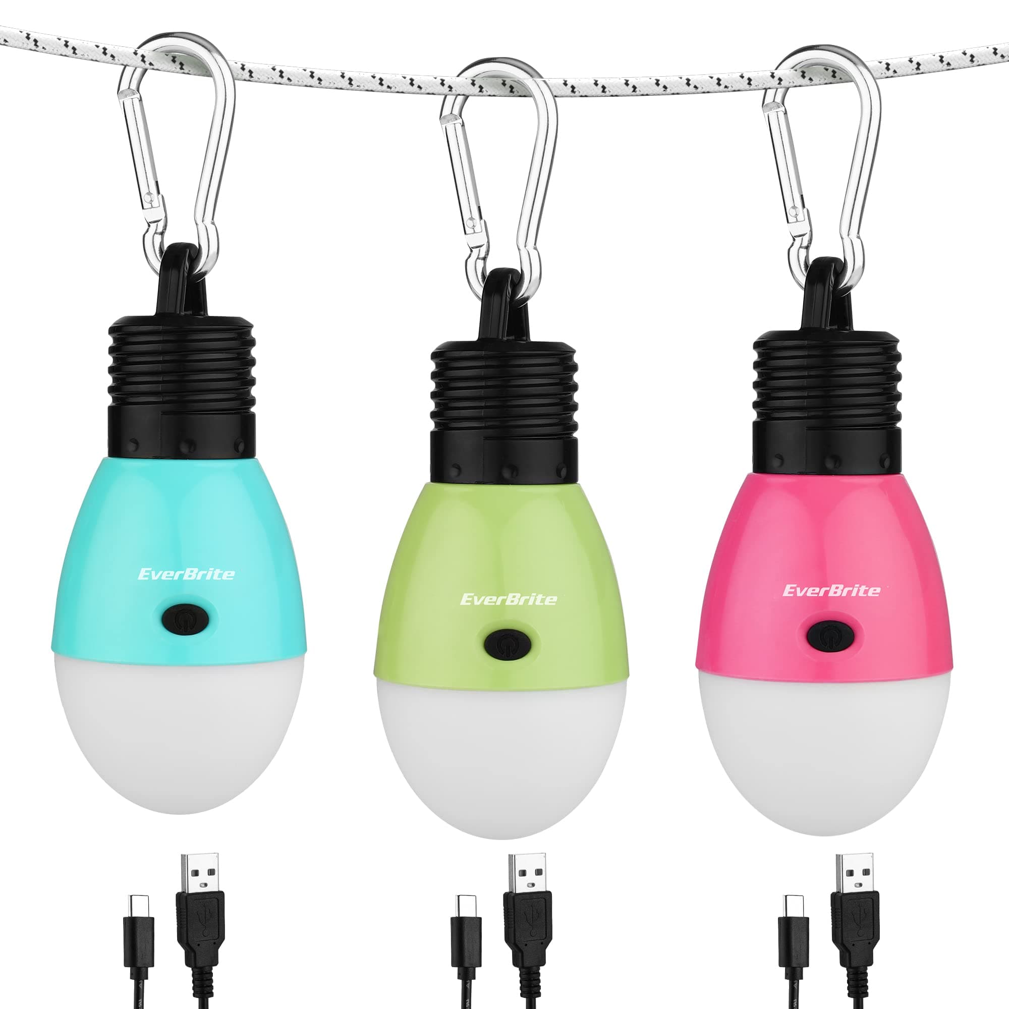 3 Pack Rechargeable Camping Lights