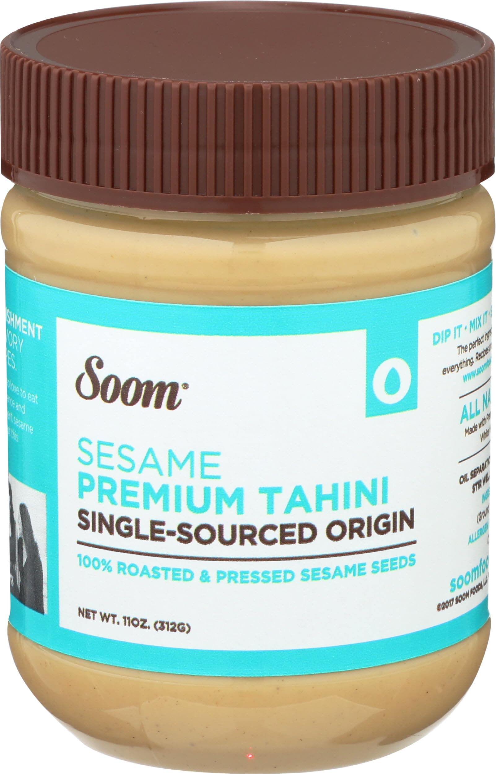 SOOM FOODS Tahini, 11 OZ