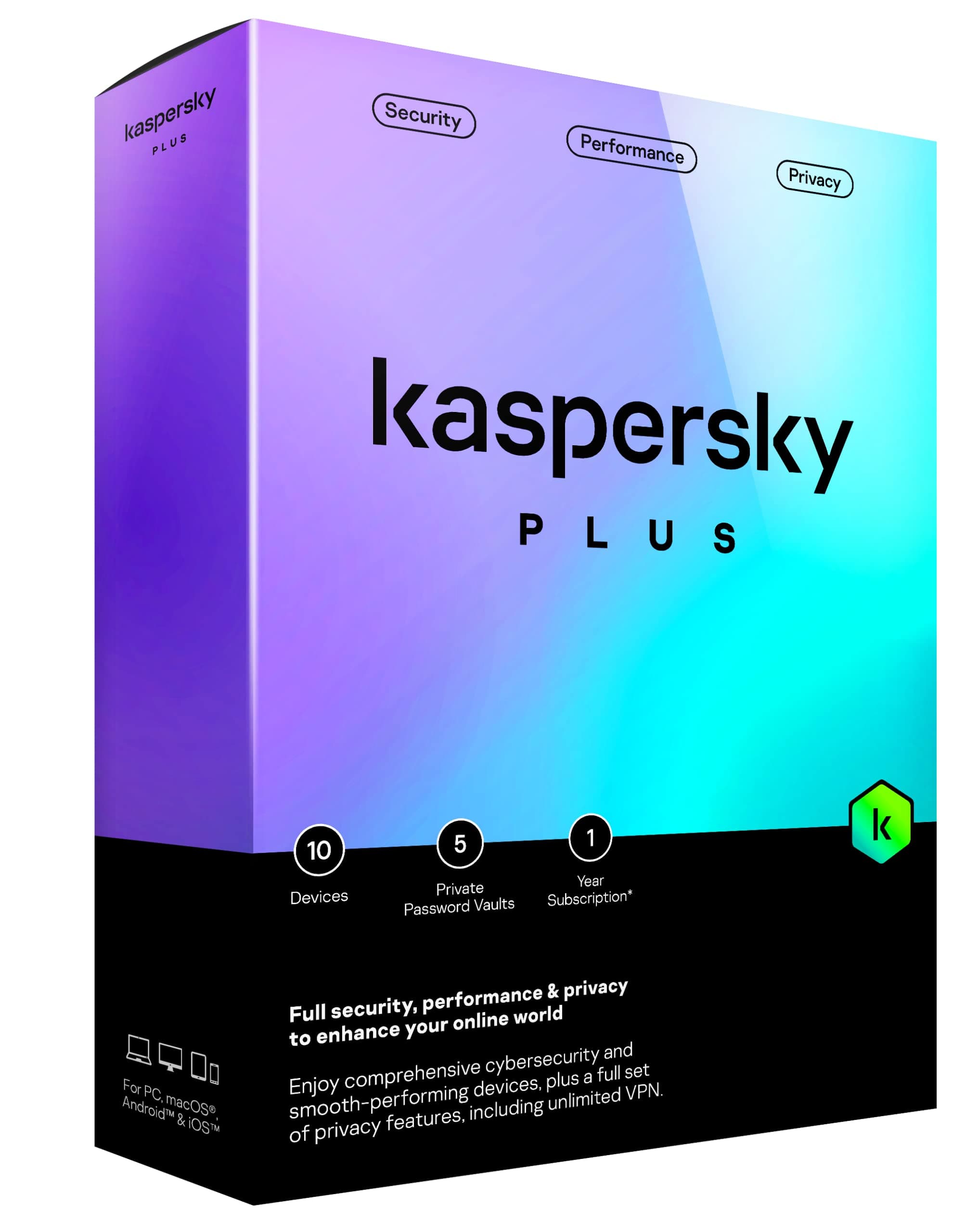 Kaspersky Total Security - 1 User, 1 Year (No CD, Voucher Only)