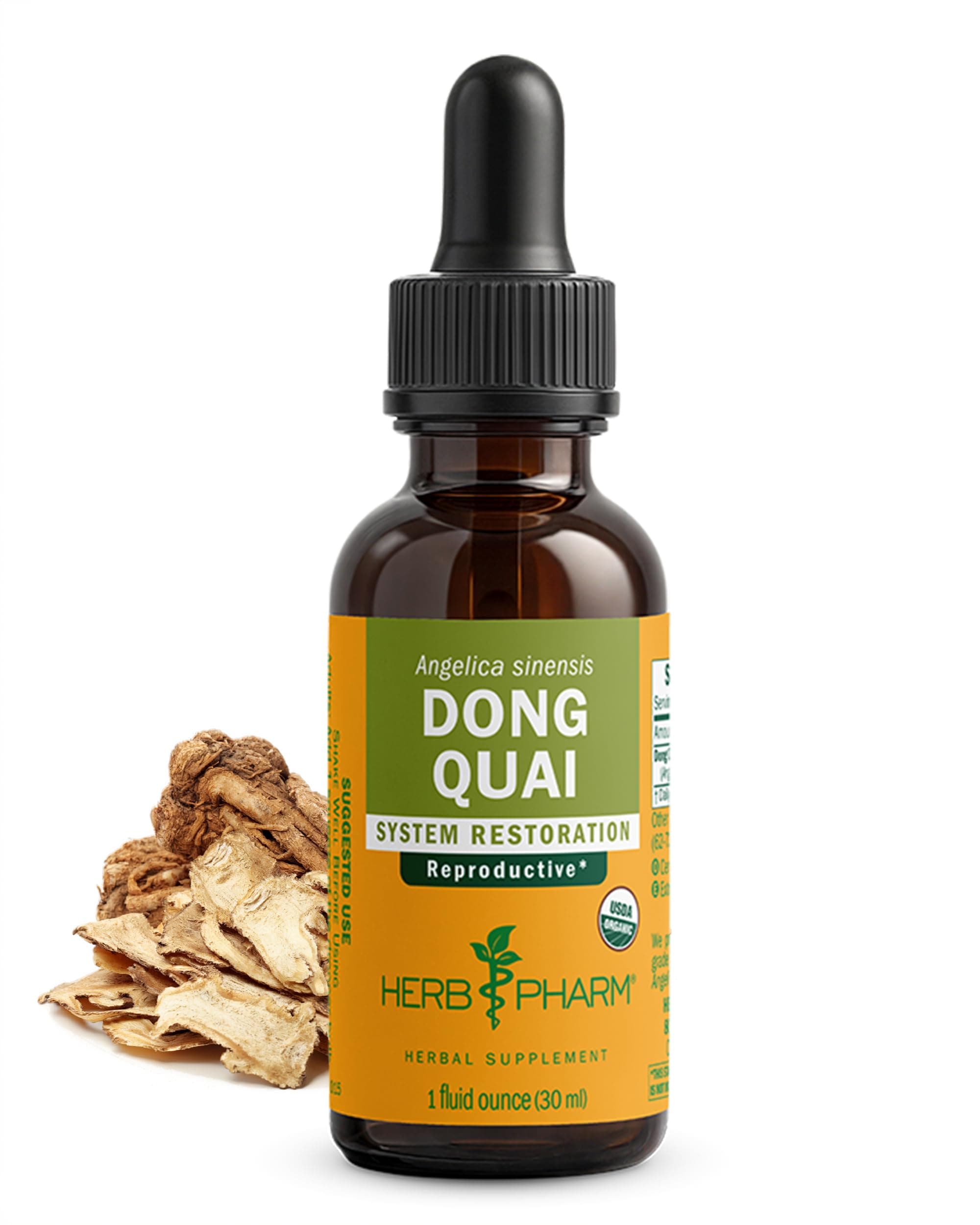 Dong Quai Liquid Extract for Female Reproductive System Support, 1 Fl Oz