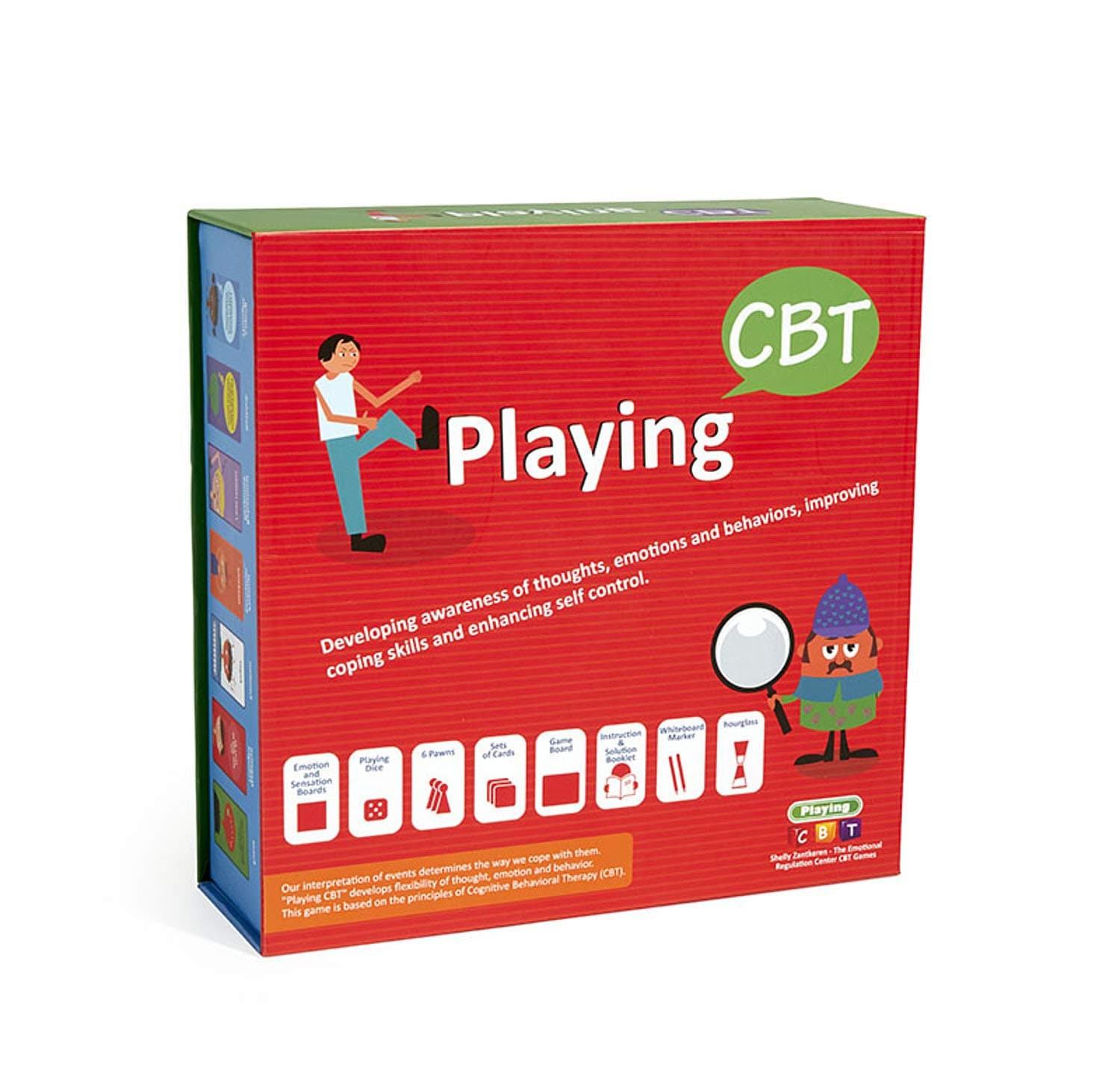 Therapy Games for Kids Age 7-14 to Develop Awareness of Thoughts, Emotions & Behaviors, Improve Social Skills, Coping Skills and Enhance Self Control, 15-Games-in-1. Updated Version 2024