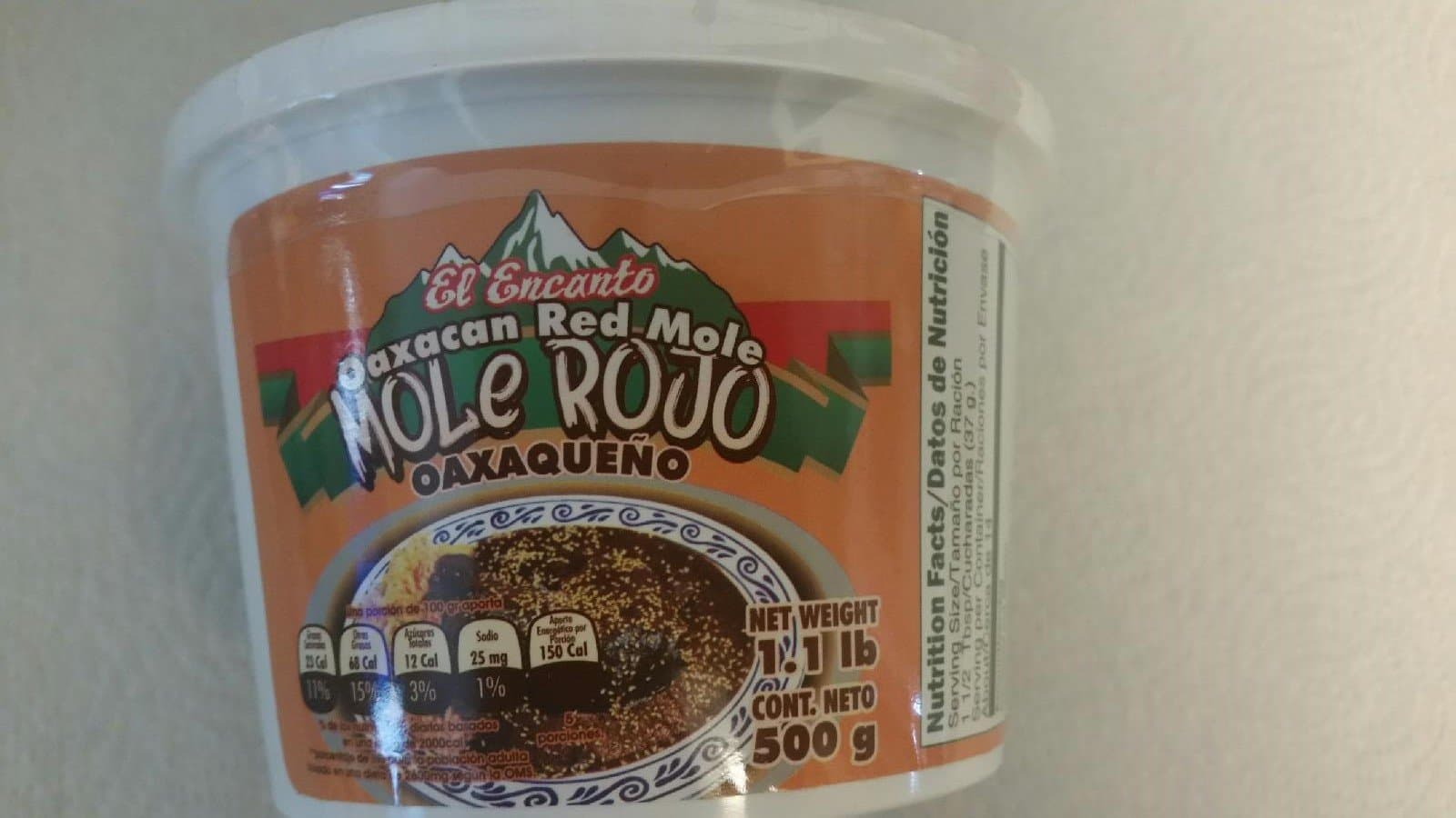 Authentic Mole Oaxacan Red Mole Oxaqueno Great Mole 1.1 pounds