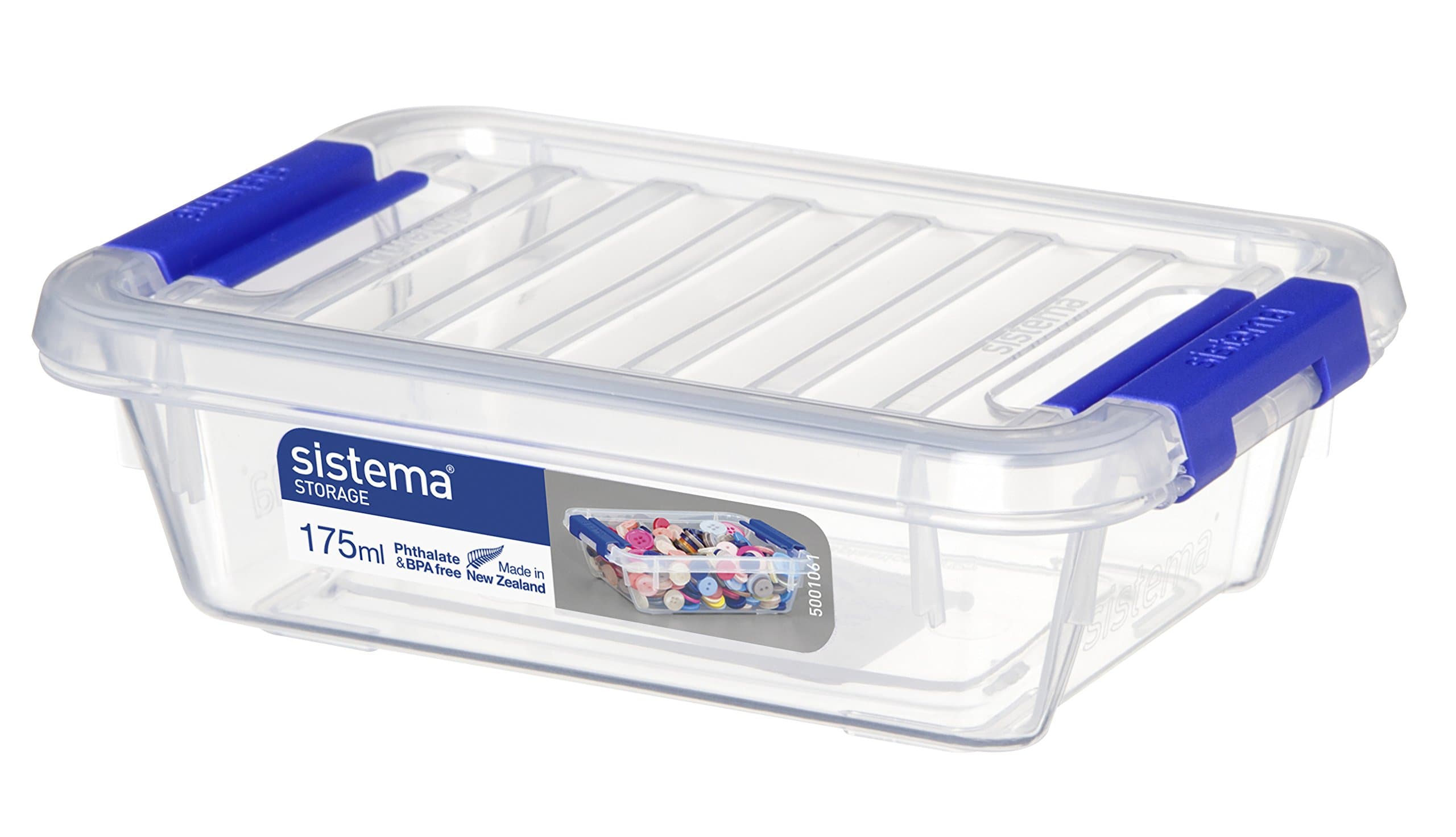 Sistema Home and Office Plastic Storage Container, 175 ml
