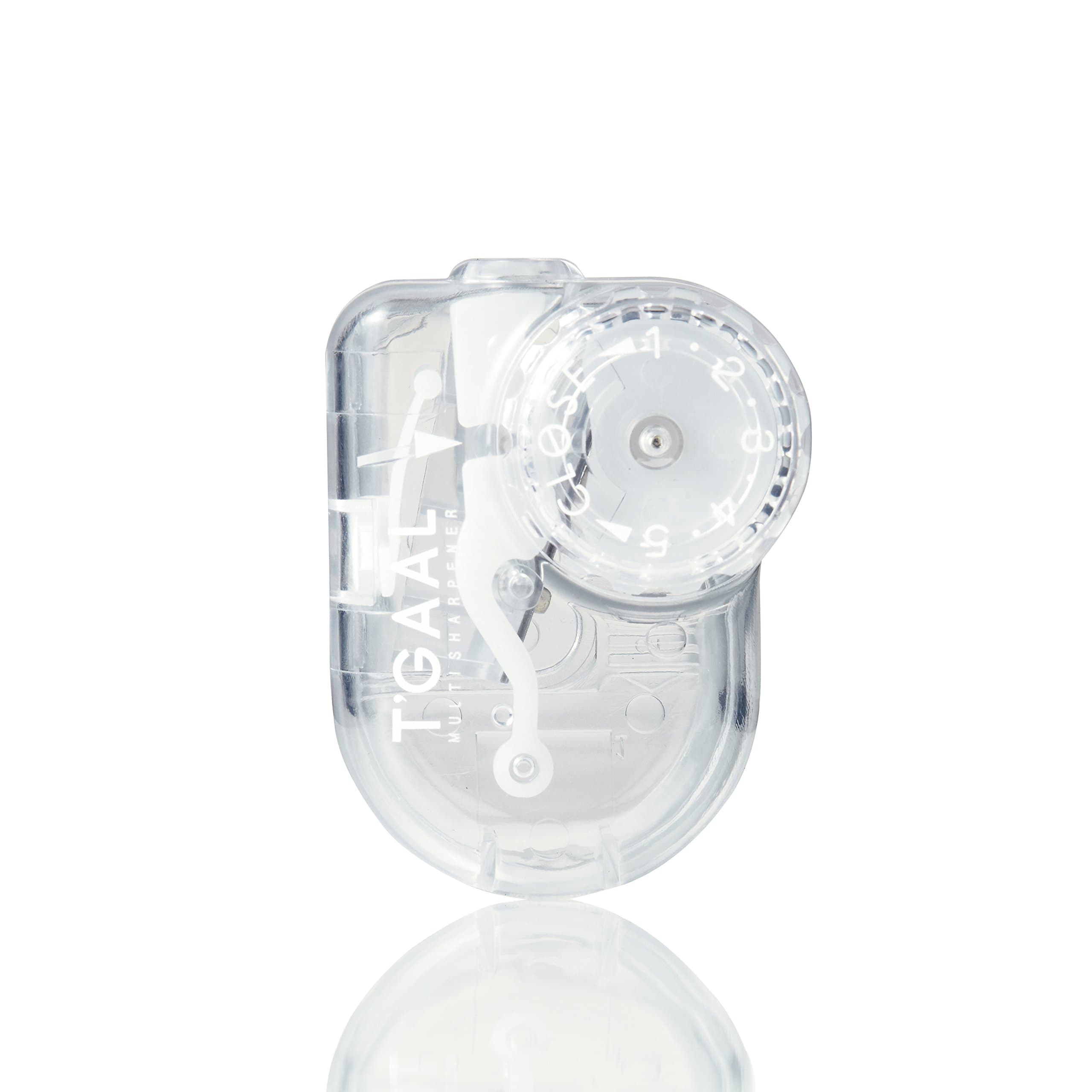 Hi LiNE T'GAAL Angle Adjustable Pencil Sharpener, Clear (RS028CL)