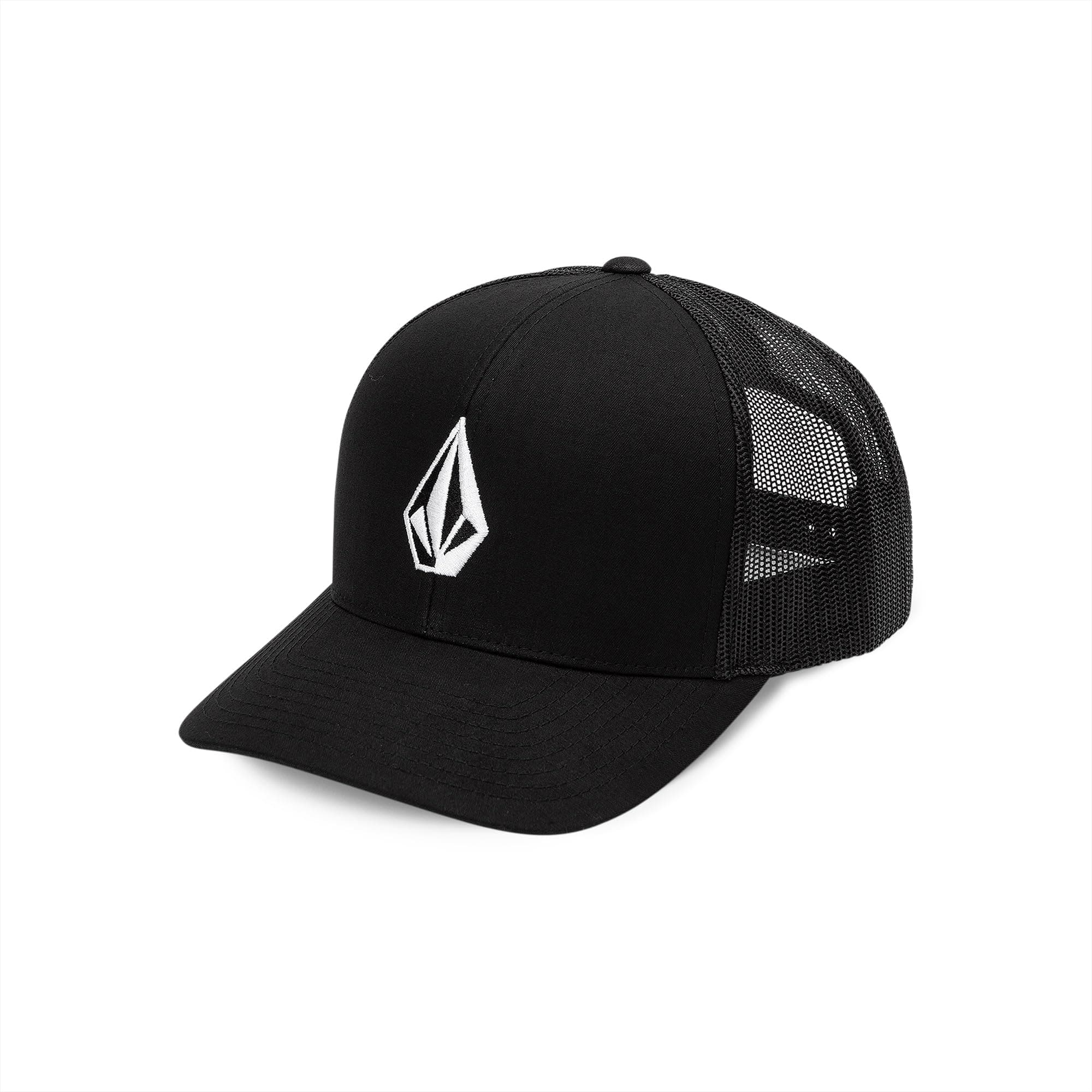Volcom Full Stone Cheese Curved Peak Cap in Black
