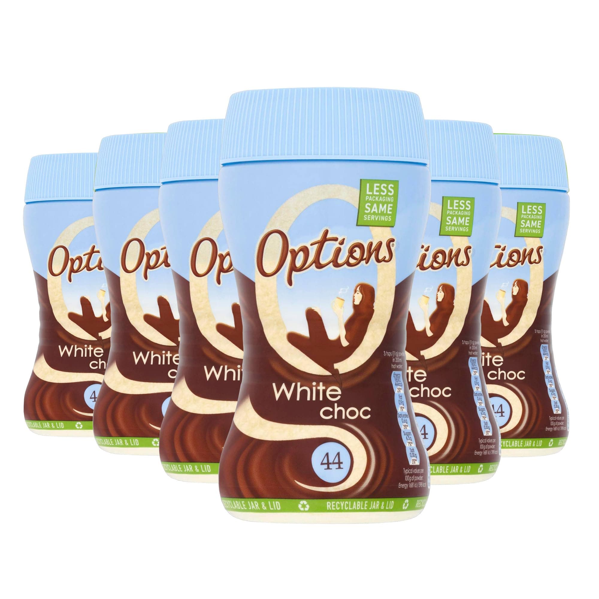 Options White Choc (220g) - Pack of 6
