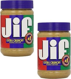 J'if Peanut Butter, Extra Crunchy, 28 Ounces, 2 Pack