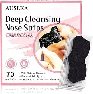 Blackhead Pore Strips,(70 Counts) Blackhead Remover-Deep Cleansing Charcoal Strips - Black Head Nose Strips -Black Head Remover