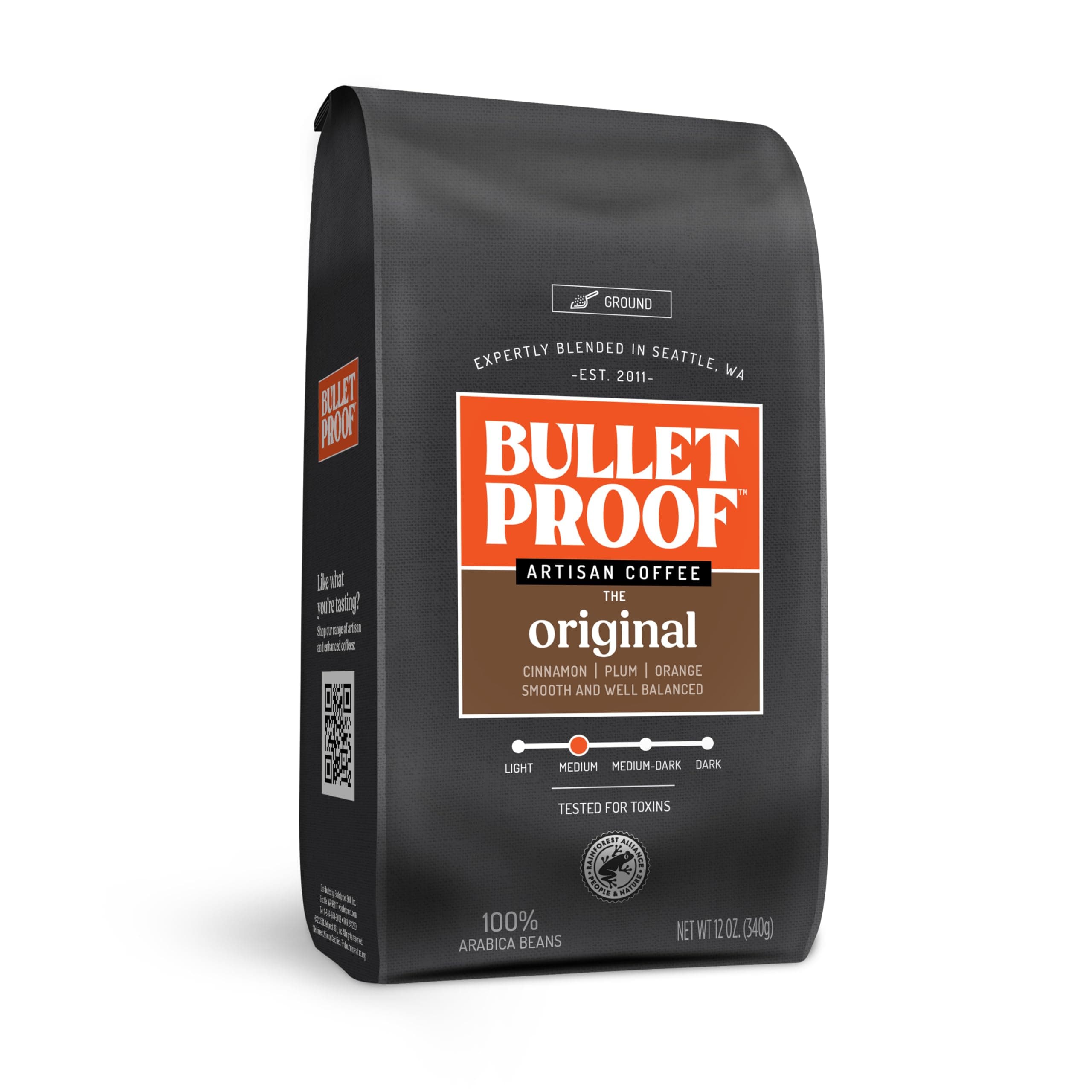 Bullet Proof Ground Upgraded Coffee, 340 g