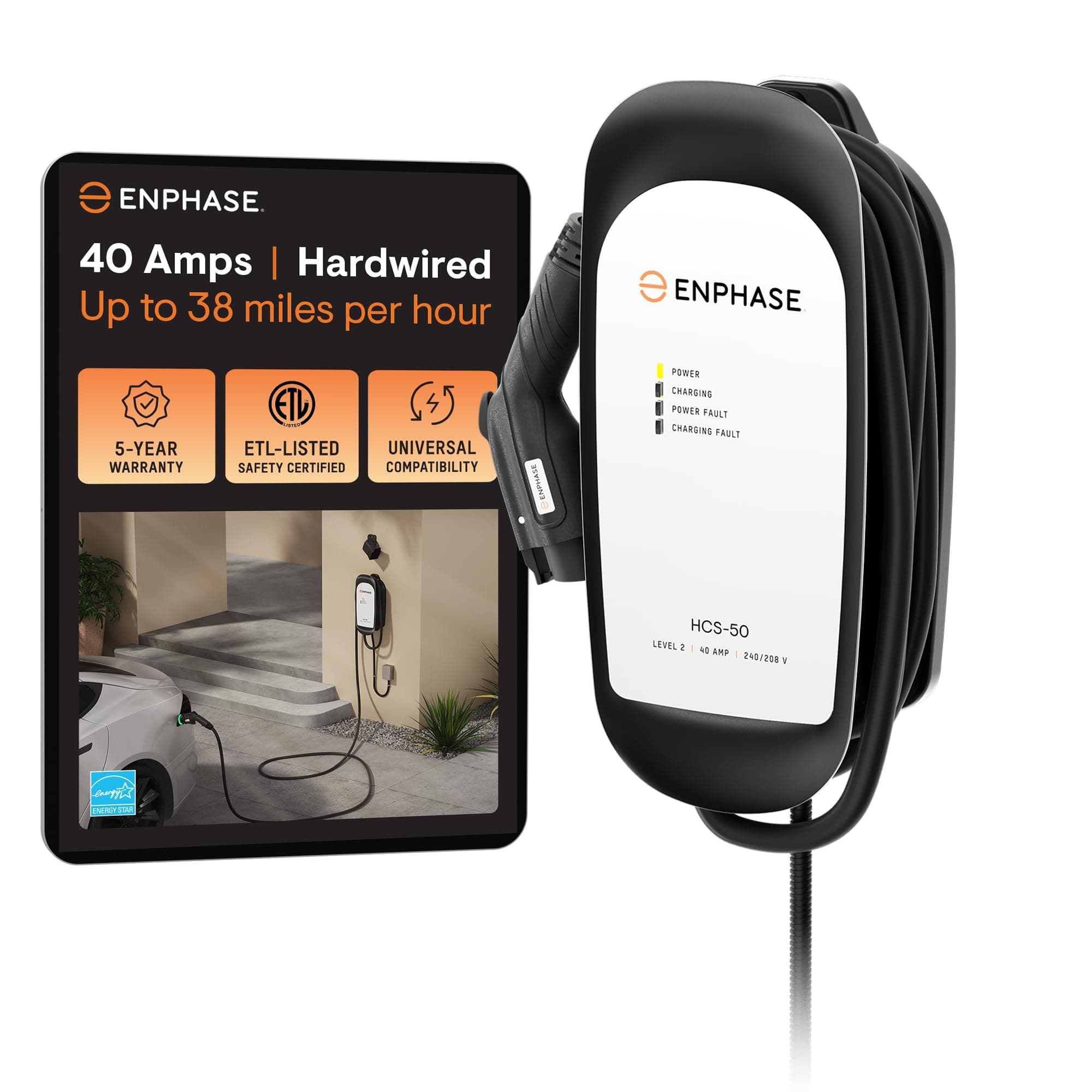 HCS-50 Hardwired EV Charger