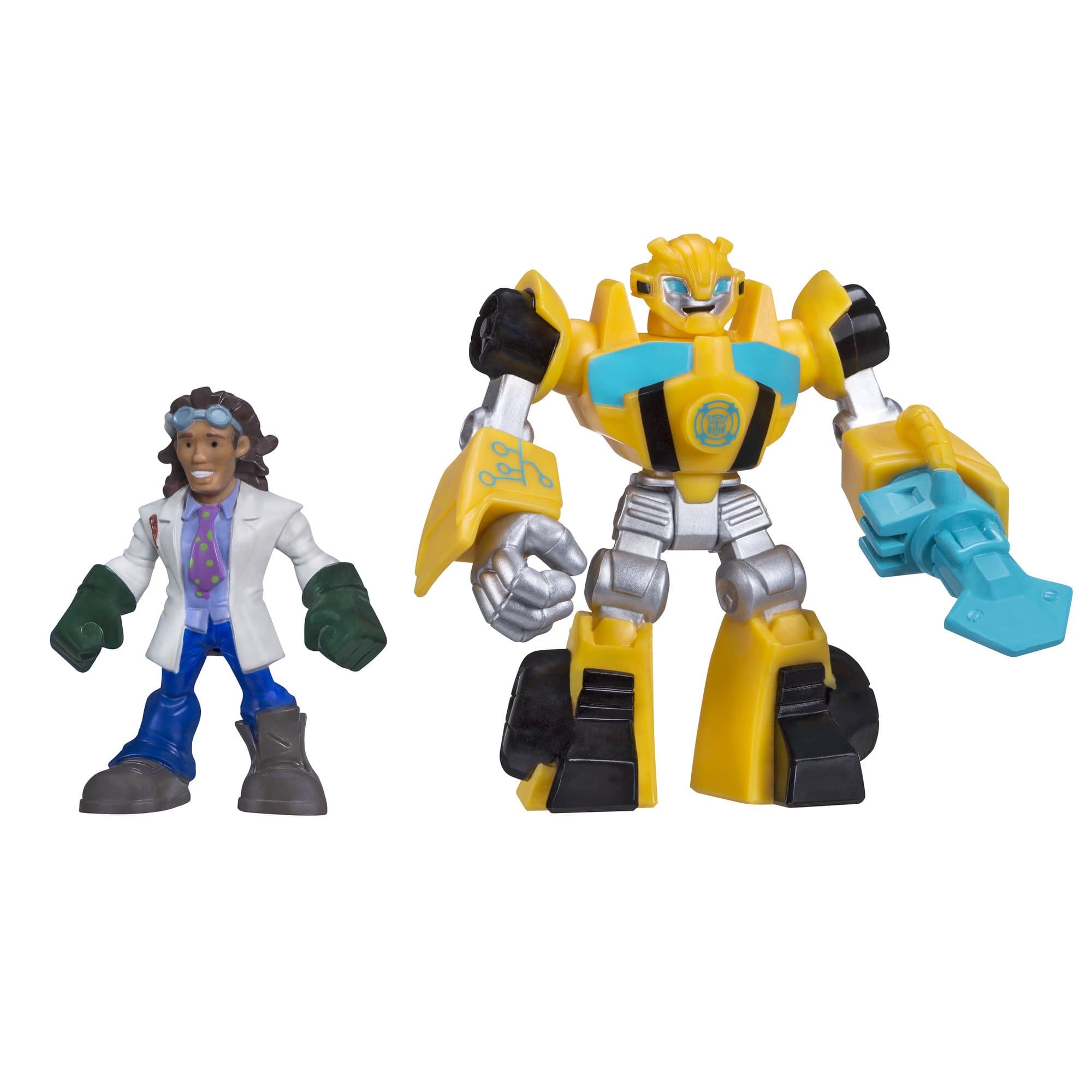 PlayskoolHeroes Transformers Rescue Bots Bumblebee and Doc Greene Figure Pack