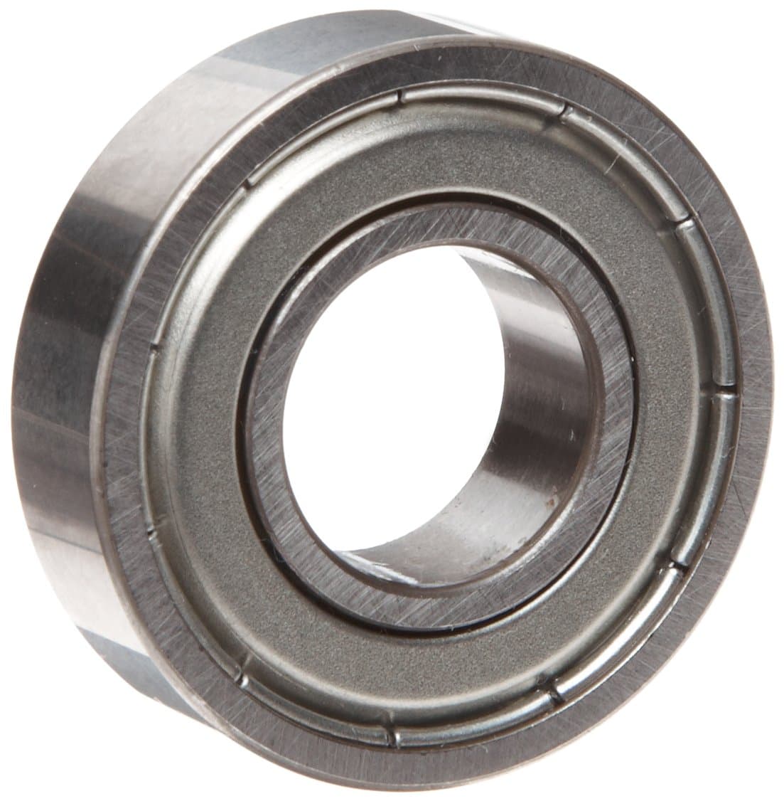 MRC R12FF Small Ball Bearing, Double Shielded, No Snap Ring, Inch, 3/4" ID, 1-5/8" OD, 11000 rpm Max RPM, 1150 pounds Static Load Capacity, 2100 pounds Dynamic Load Capacity