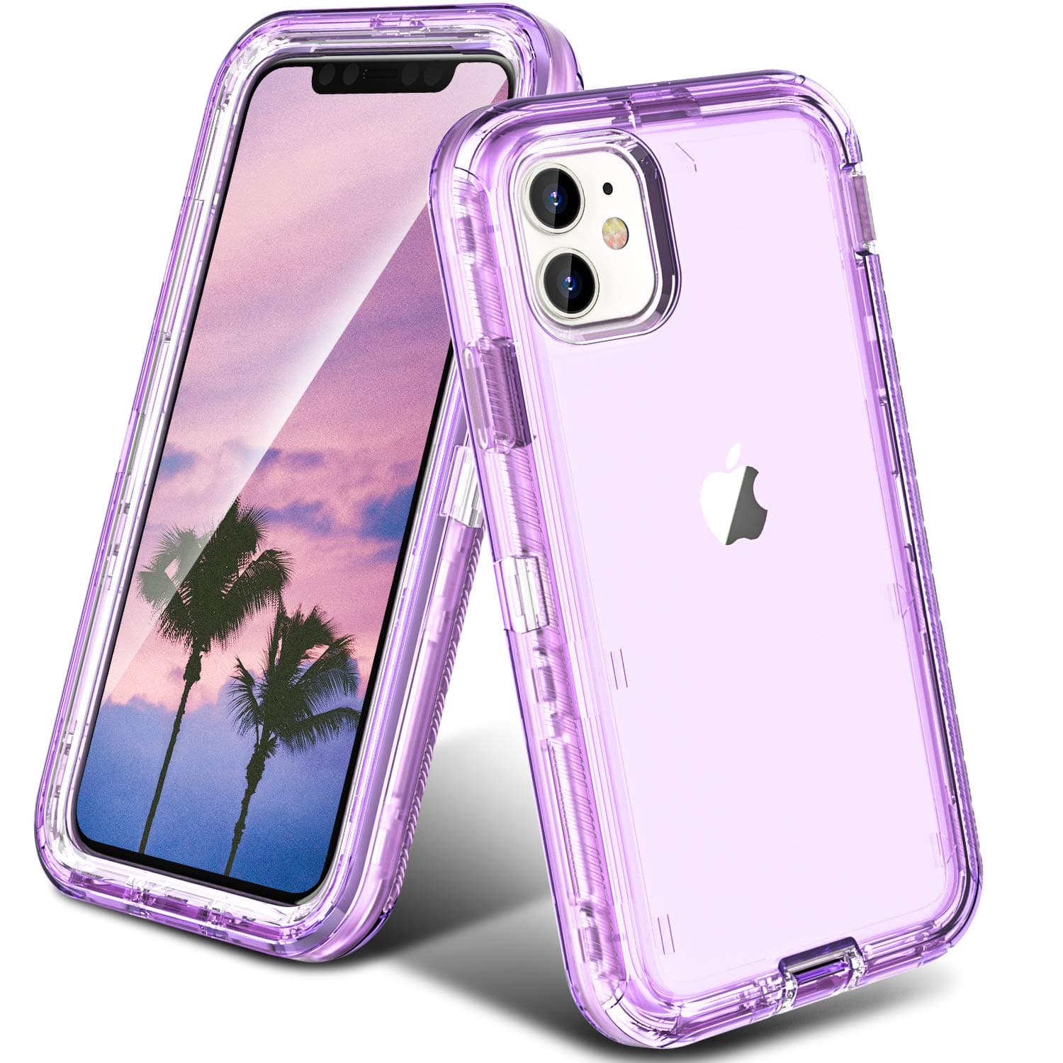 Case Compatible with iPhone 11, Heavy Duty Shockproof Anti-Fall Clear case