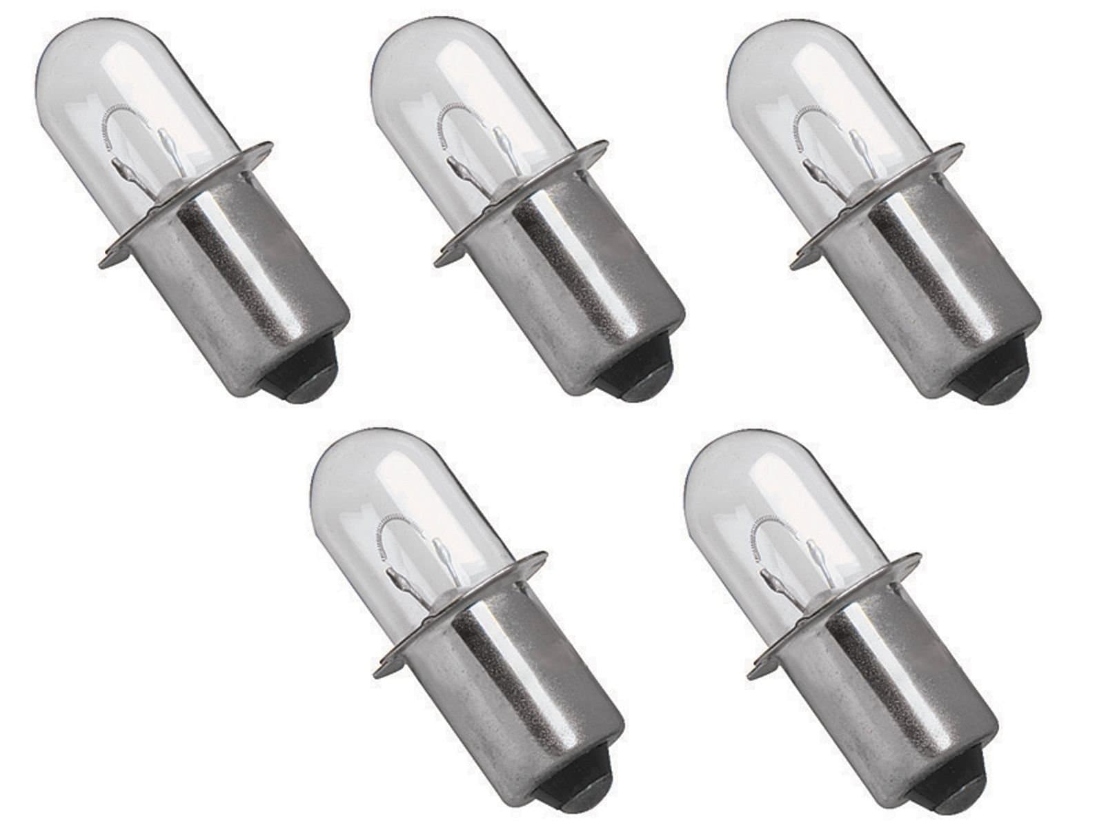 KCHEX 5 ryobi 18 VOLT Flashlight Replacement Xenon Bulb 18V P700 P703 FL1800 5 Pack