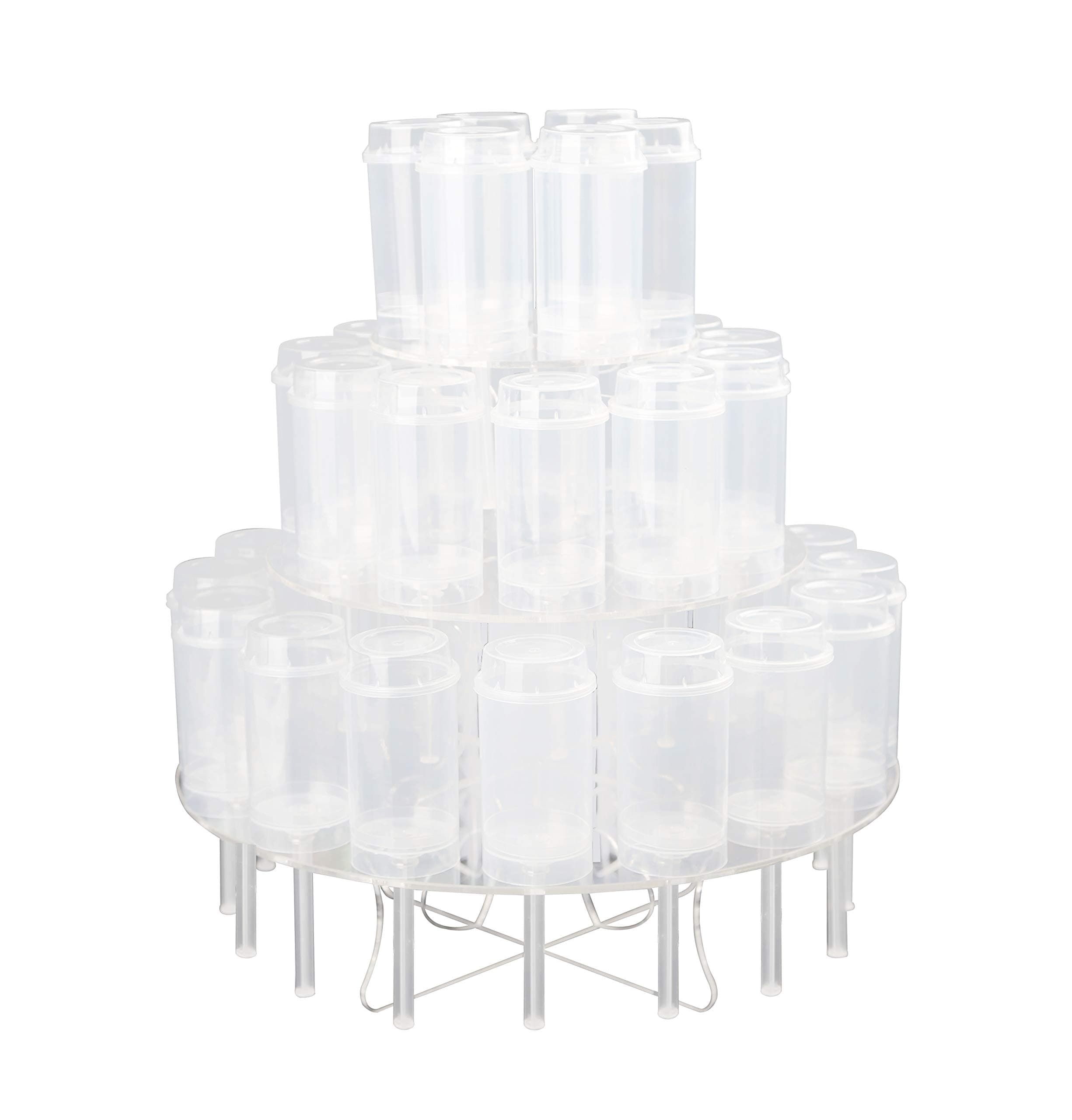 3 Tier-Clear Acrylic Push Pop Cake Display Stand 3TPP (1 Set)