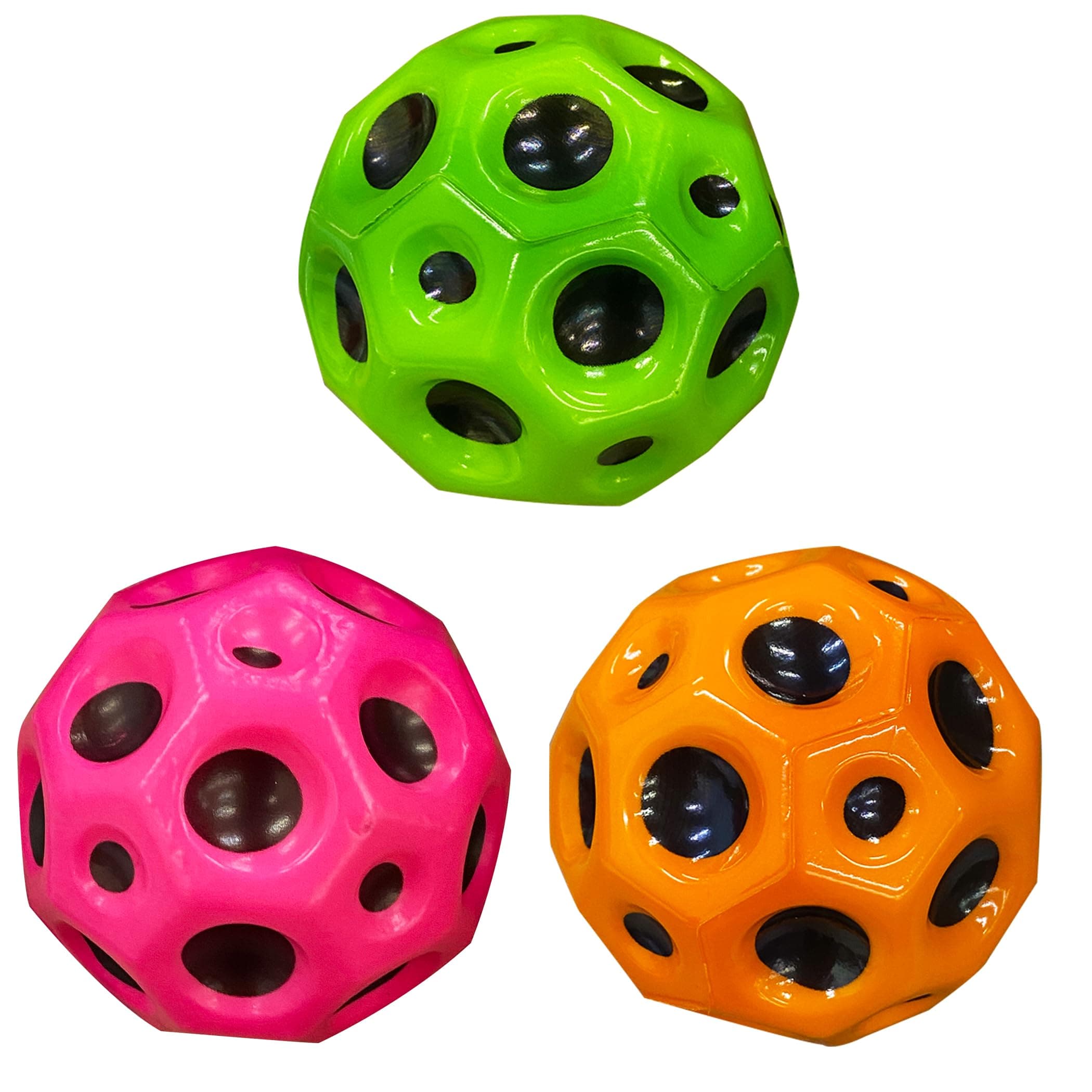 Space Balls Extreme High Bouncing Ball Tiktok Pop Bouncing SpaceBall Rubber Bounce Ball Sensory Ball Improve Hand-eye Coordination Sports Training Ball Children's Sensory Ball Easy to Grip and Catch