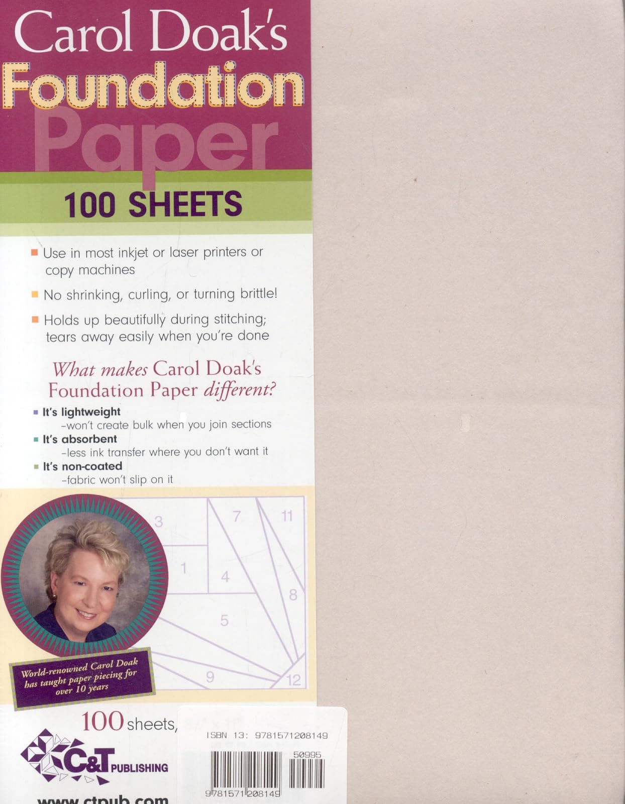 Carol Doak's Foundation Paper Misc. – 1 August 2004