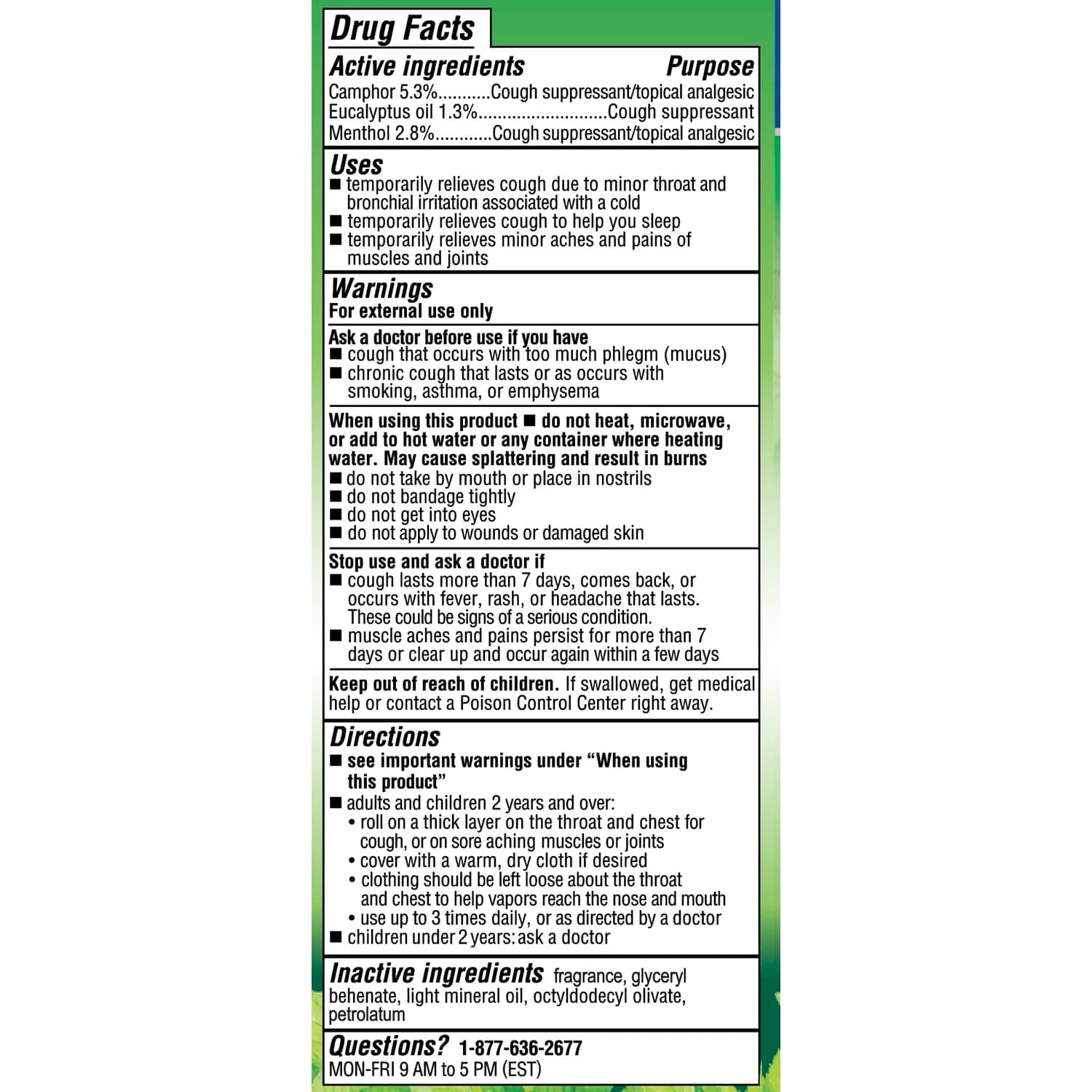 Mentholatum No Mess Vaporizing Rub with Easy-to-use Roll On Applicator, 1.76 Ounce (50g) - 100% Natural Active Ingredients for Maximum Strength Cough Relief