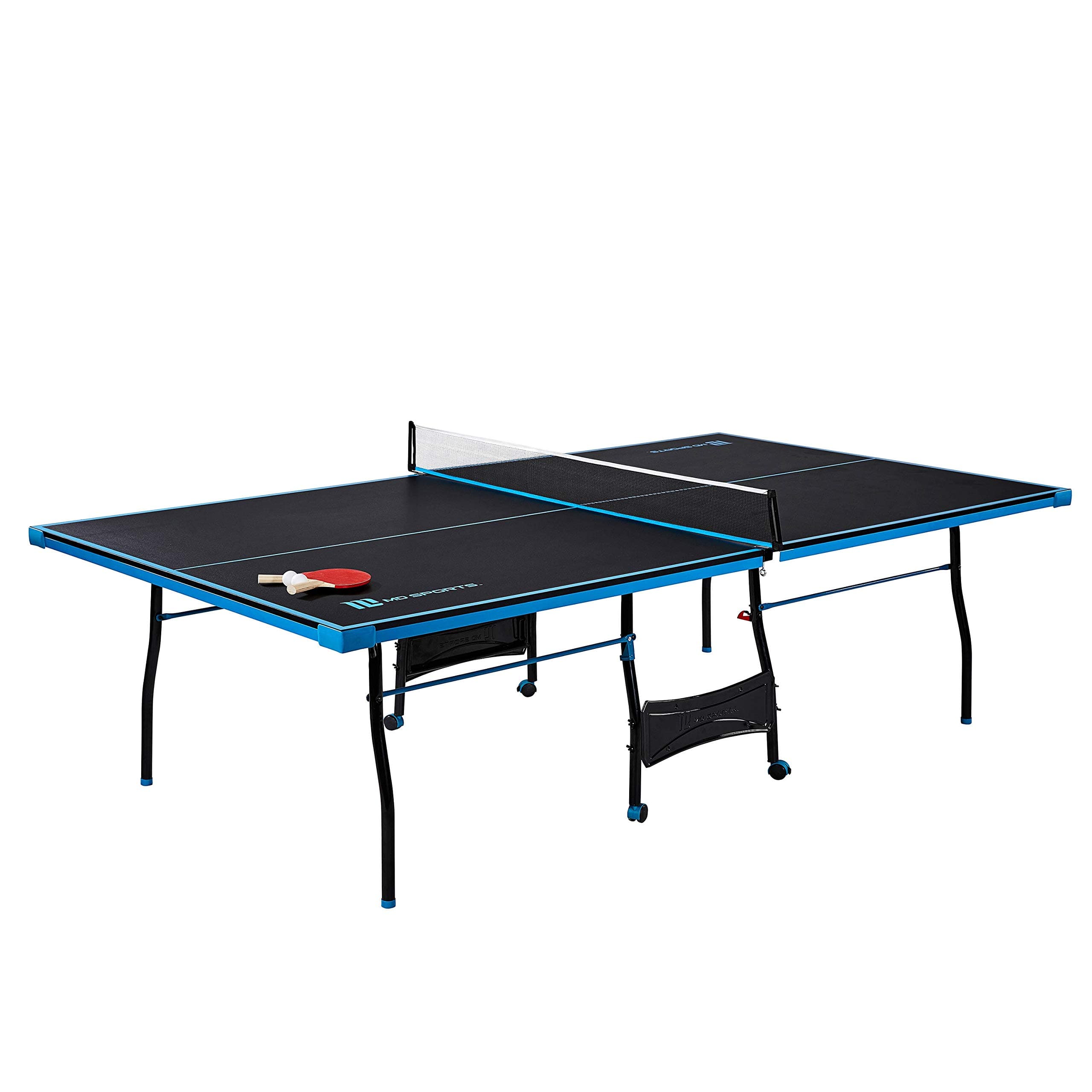 MD Sports Table Tennis Tables Multiple Styles Ping Pong Tables, Foldable for Easy Storage with Nets Included, Perfect for Family Game Rooms | Multiple Styles, Easy Storage, Nets Included, Family Game Rooms