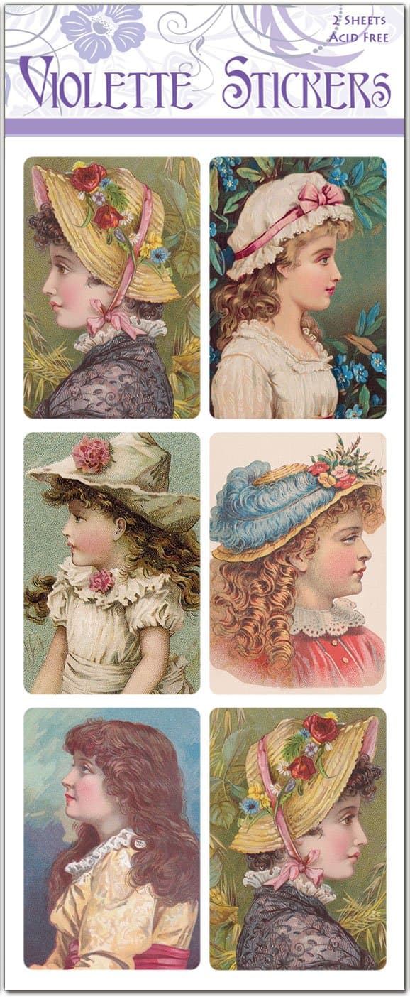 Profile Victorian Girls Labels - Daisy