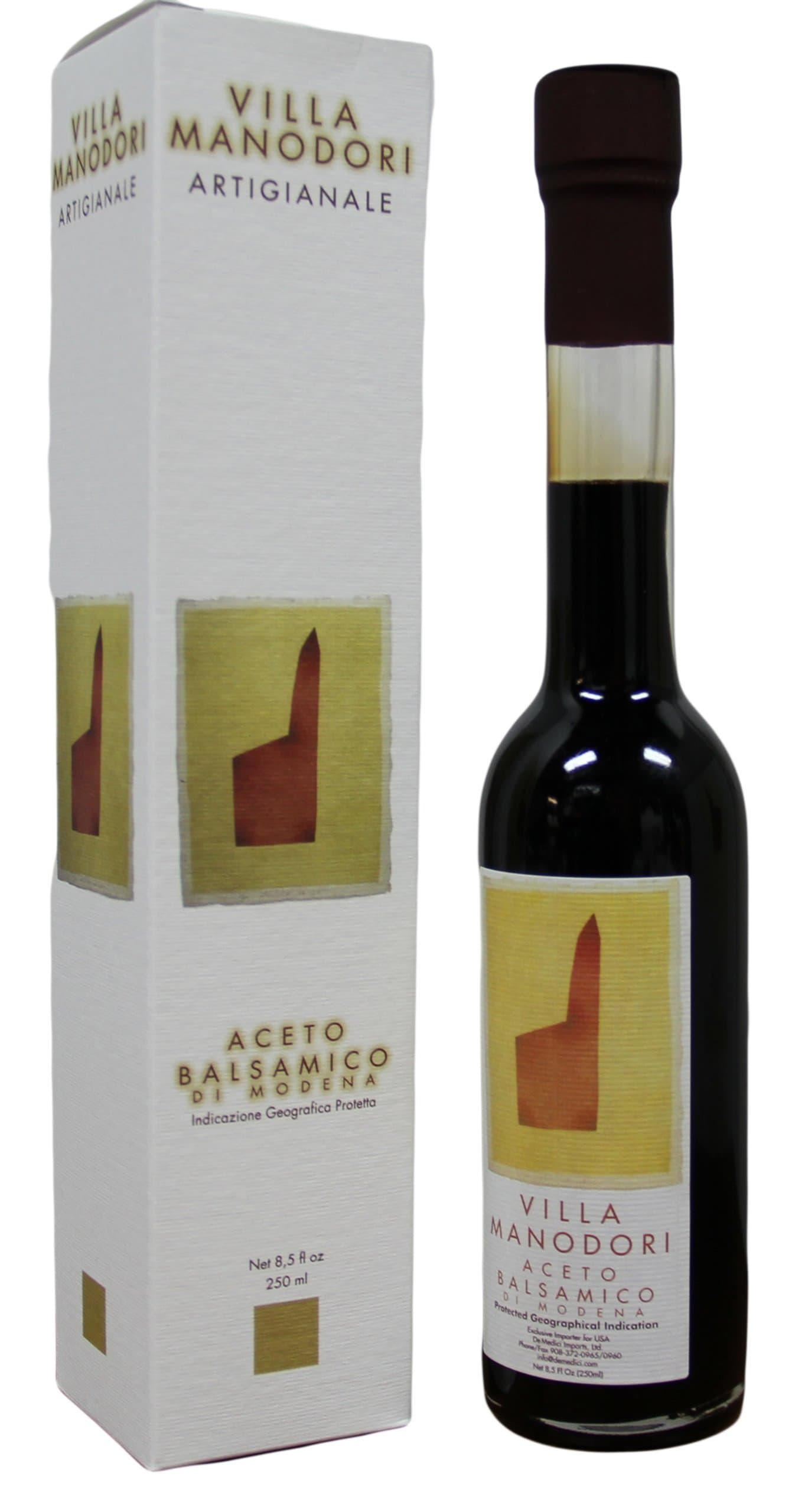 Villa Manodori Balsamic Vinegar, 8.5 Fl Oz (Pack of 2)