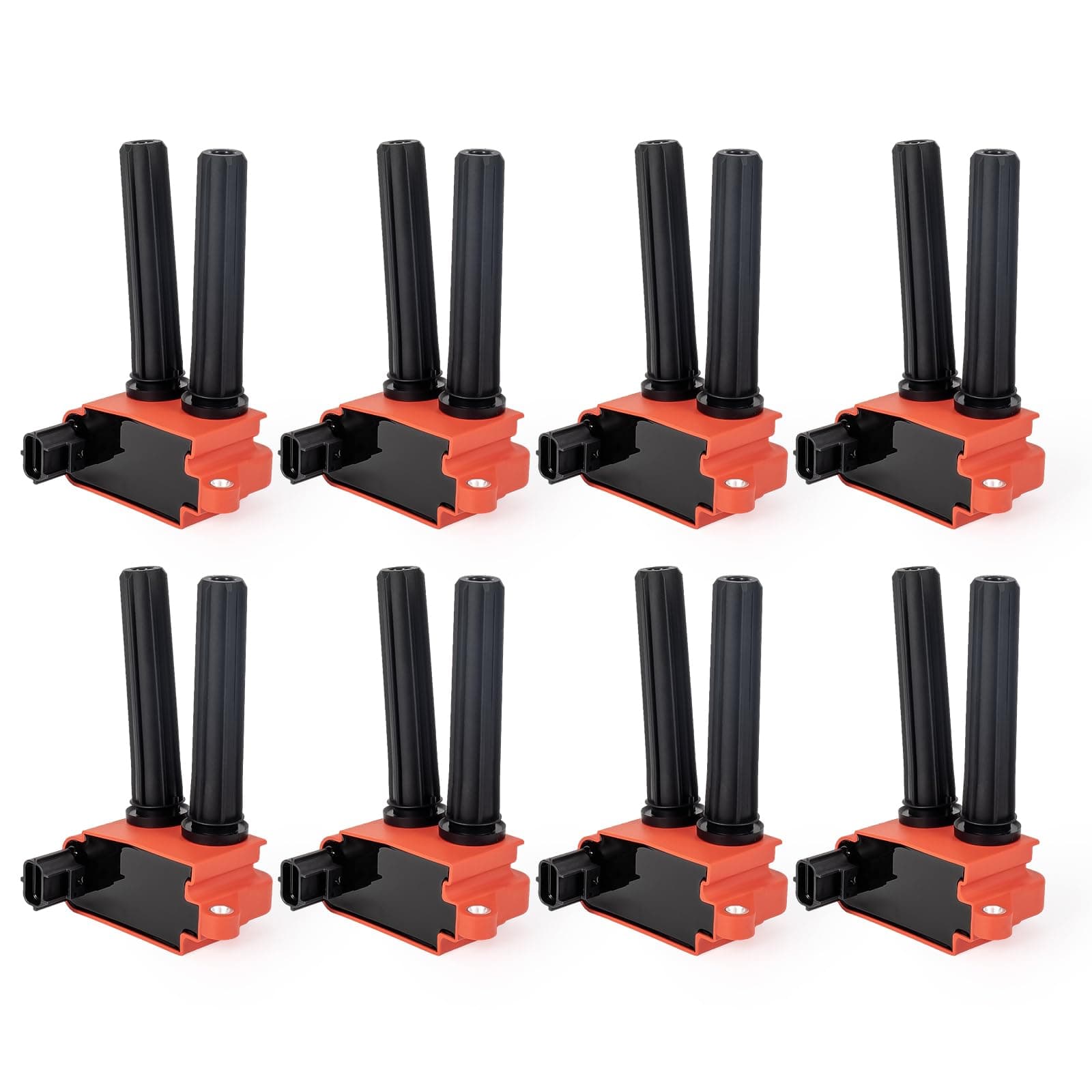 - Ignition Coil Pack V8 5.7 6.1 6.4 Compatible with Chrysler Dodge Ram Jeep Aspen 300 Challenger Charger Durango Magnum Commander Grand Cherokee 2005-2019 Coils for UF504 C56029129AA, Set of 8 Red