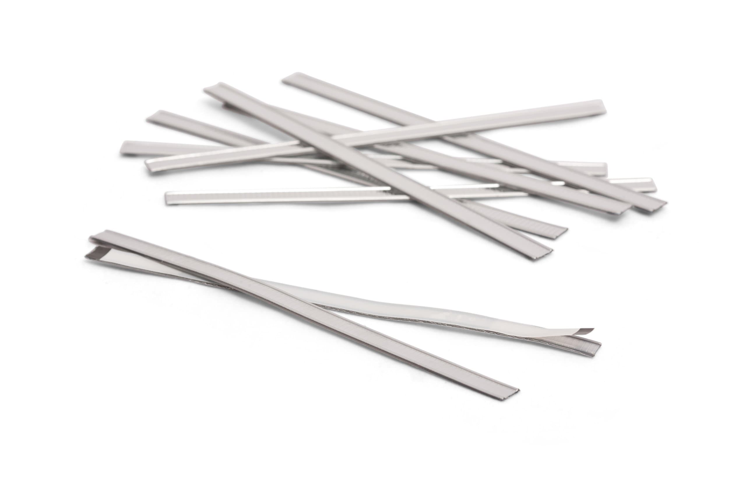 Pacific Bag VBT-S Tin-Ties, 5.5" Silver (Case of 1000)