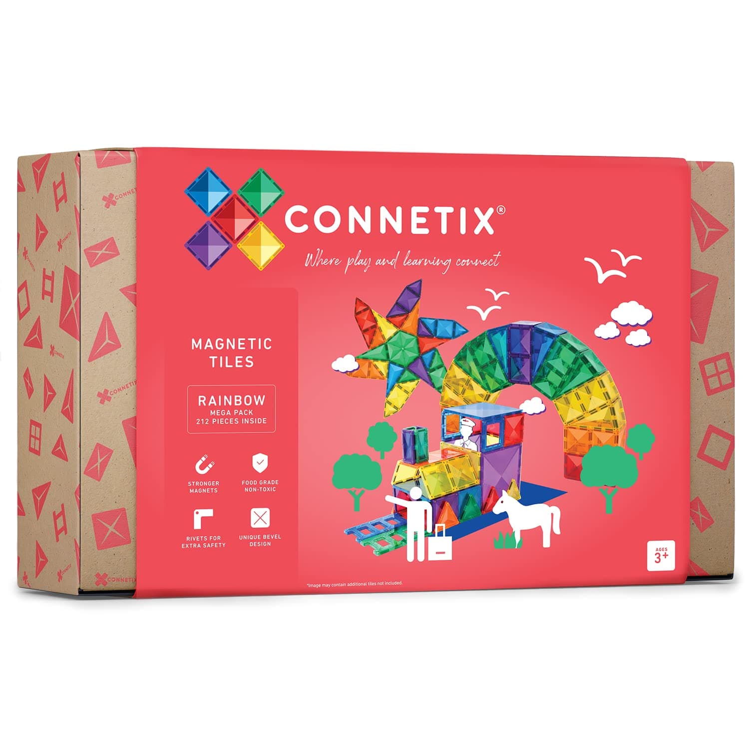 ConnetixRainbow Mega Pack, 212 Pieces