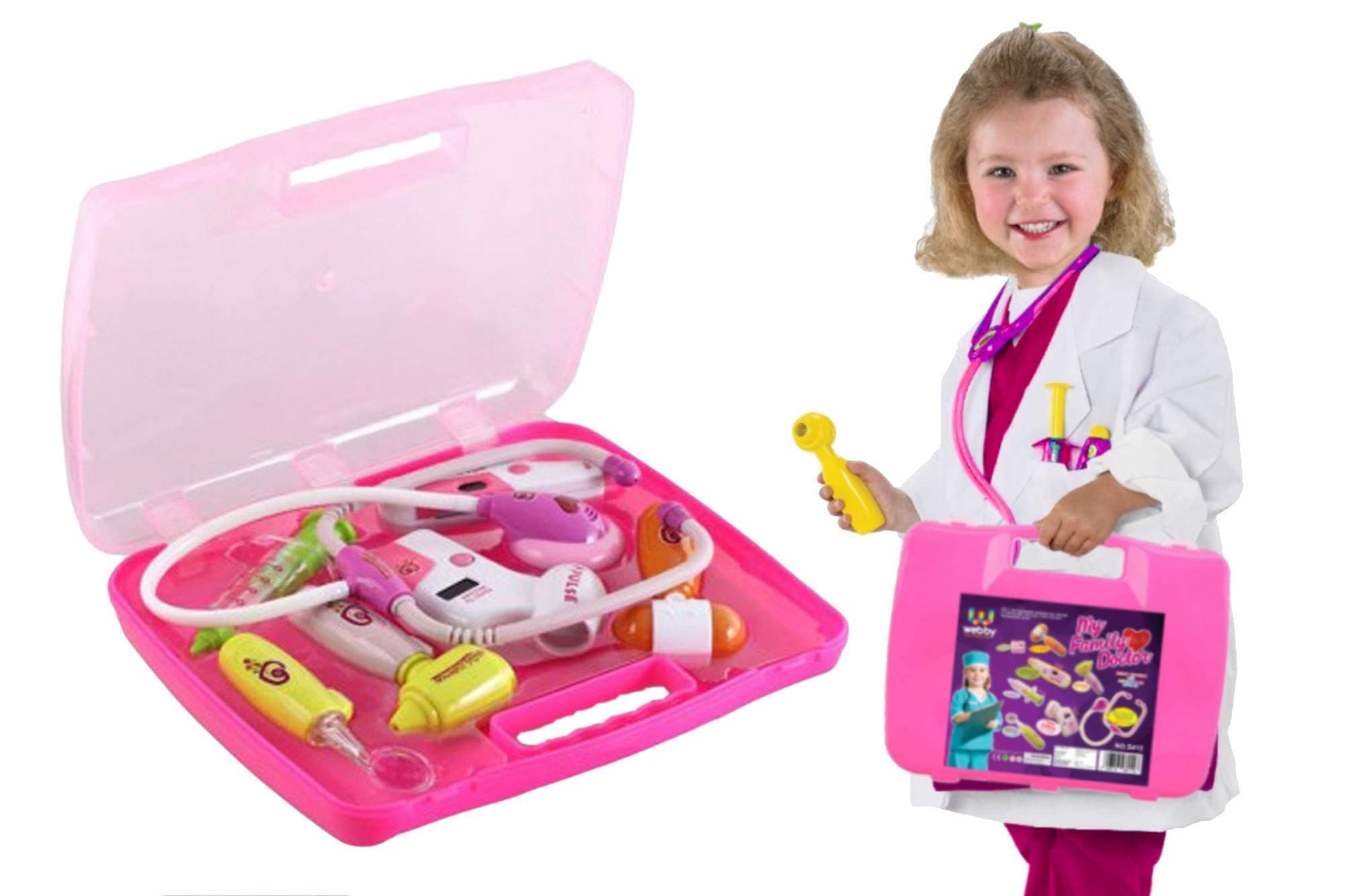 Webby Battery Operated Doctor's Kit with Light Sound Effects