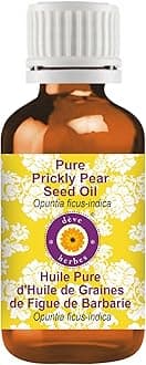 dève herbes Prickly Pear Seed Oil (Opuntia ficus-Indica) | Infused | Pure | Non-Sticky | Lightweight | for Facial Care | Men & Women | 30ml (1 oz)