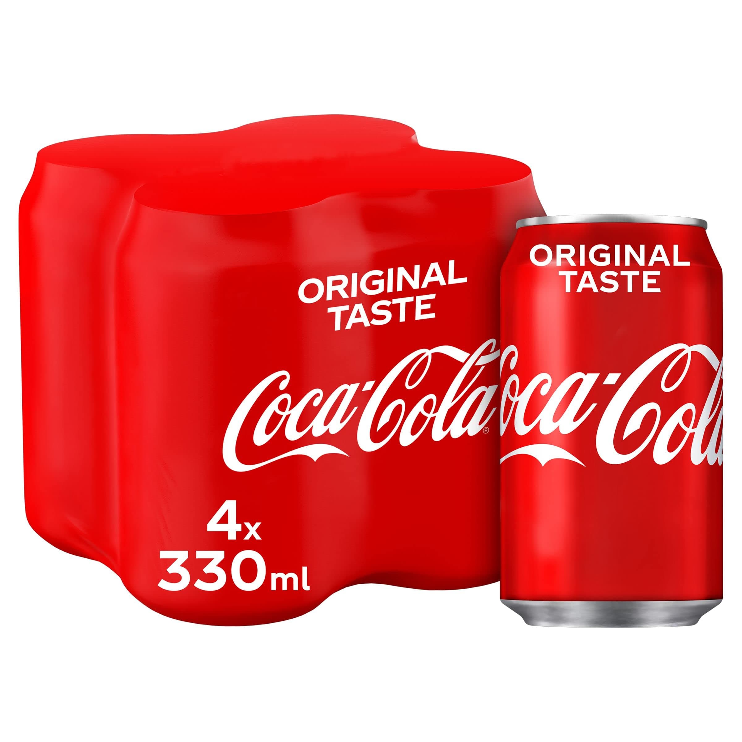 Coca-Cola Original Taste, 4 x 330 ml