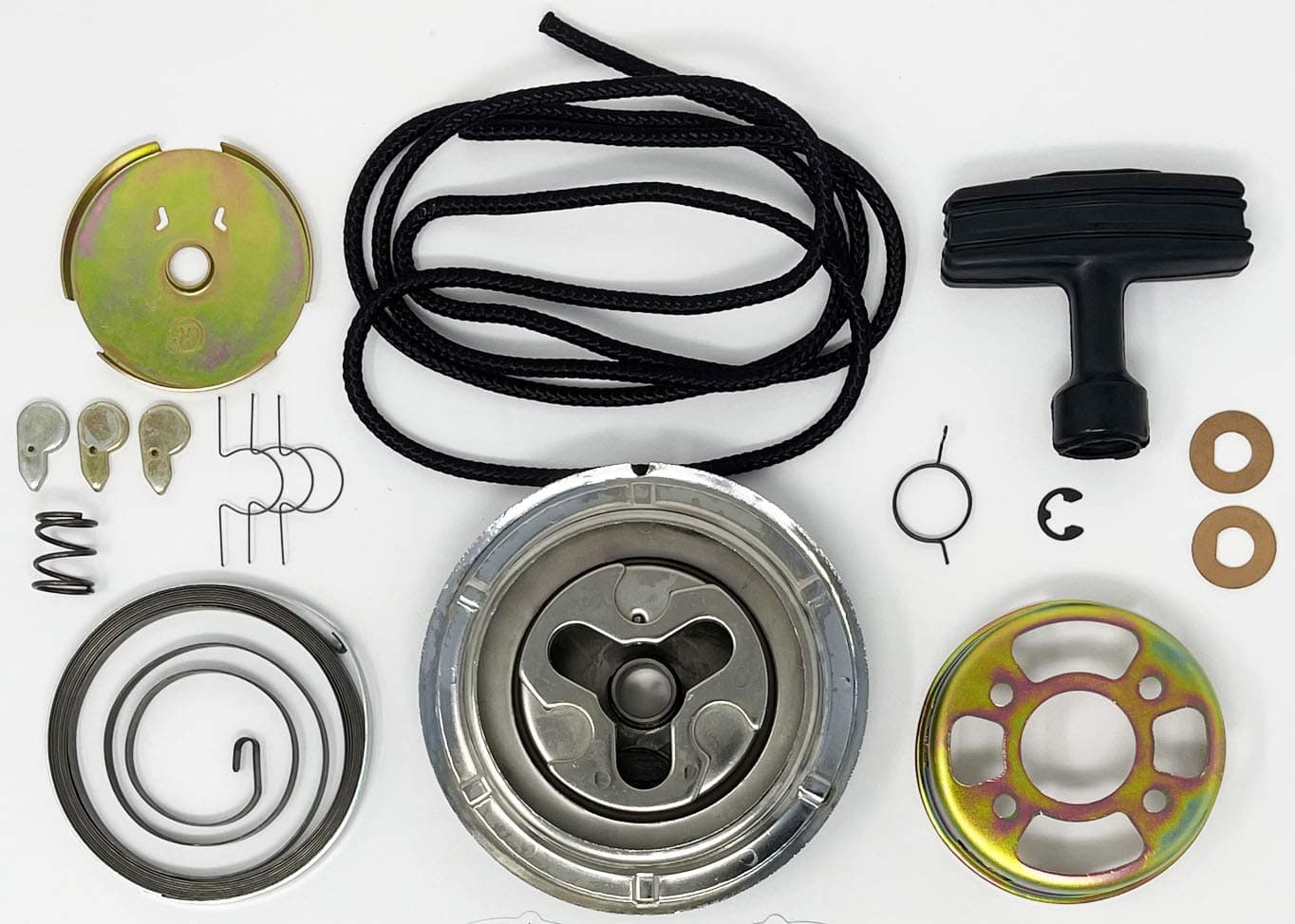 QUALITY Engine Recoil Pull Pulley Starter Rebuild Kit for the 1980-1983 Honda ATC 185 185S, 1984-1986 Honda ATC 200S, 1981-1983 Honda ATC 200 3-wheel ATVs