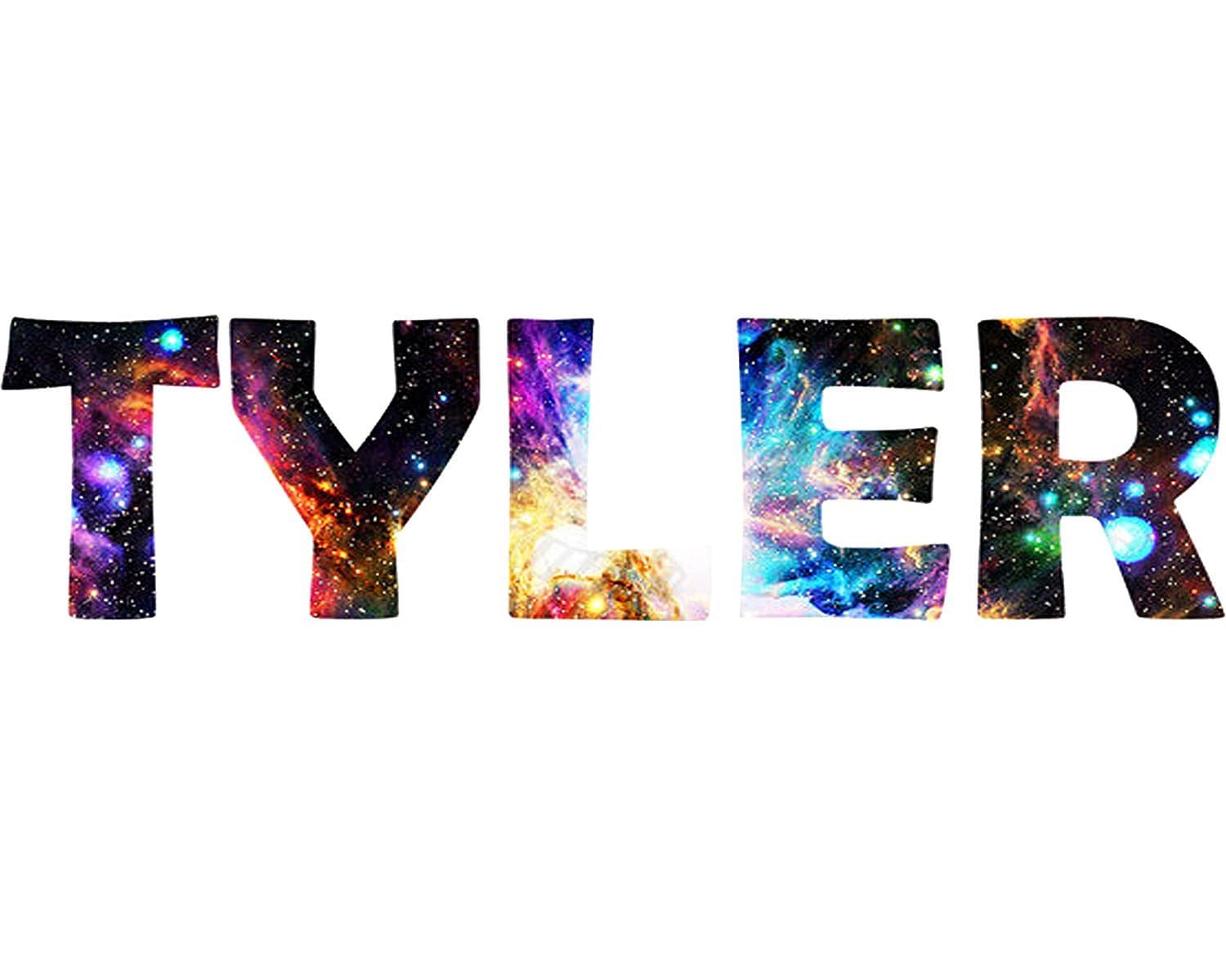 Customized Name Wall Decal Personalized Kids Room Milky Way Wall Sticker VWAQ-GN3 (4" Letter Height)