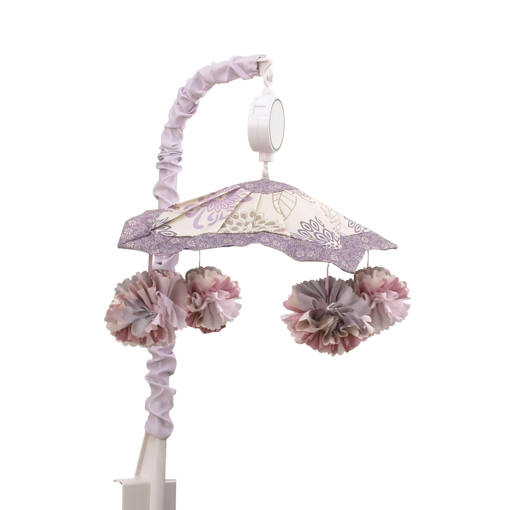 The Peanut Shell Dahlia Musical Mobile