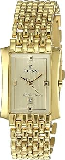 Titan Regalia Analog Gold Dial Men's Watch -NM1927YM05 / NL1927YM05/NP1927YM05