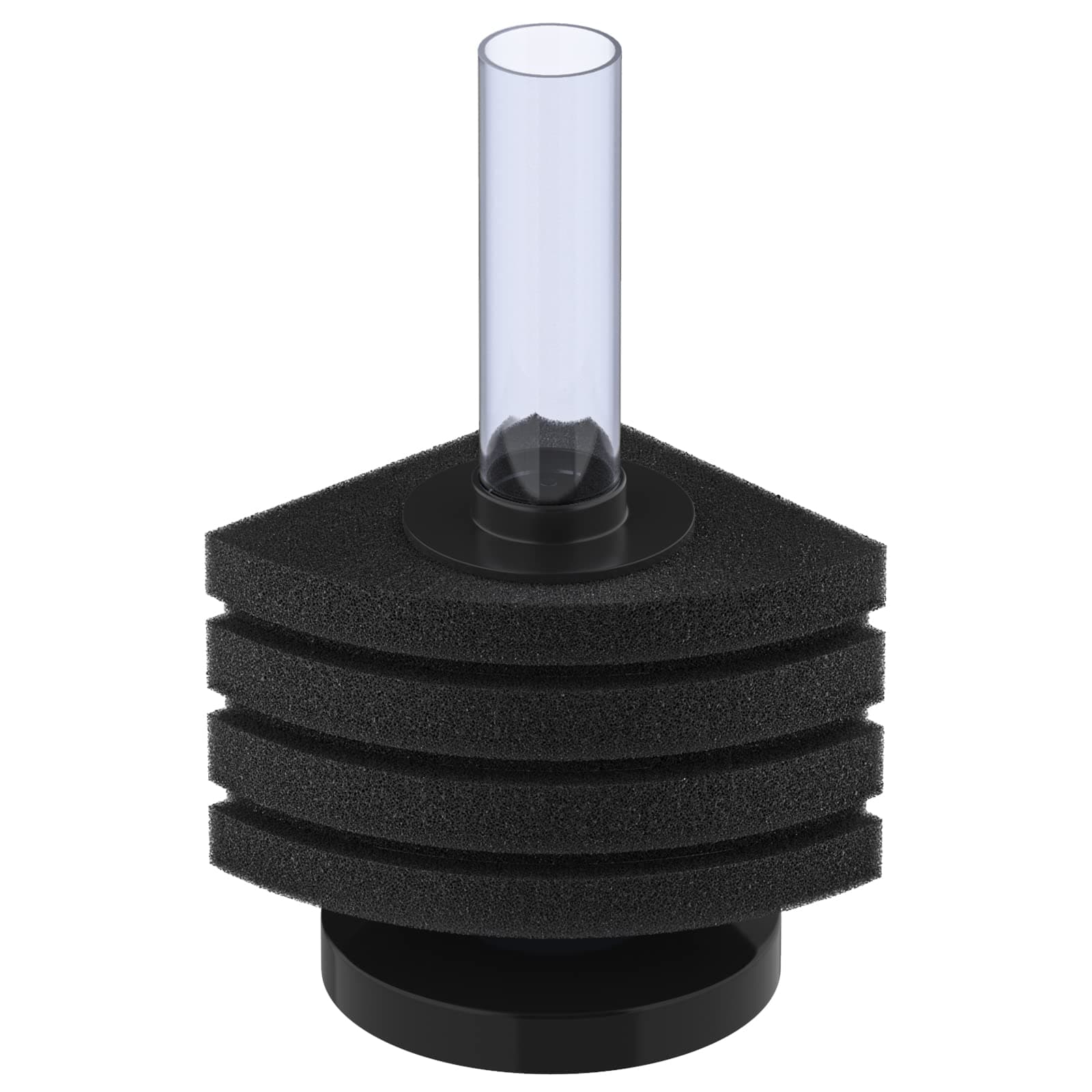 Corner Sponge Filter Nano Quiet Betta Fry Shrimp and Small Fish Bio Foam Filter for Tiny Aquariums and Fish Tanks up to 10 Gallons (Air Pump Not Included)