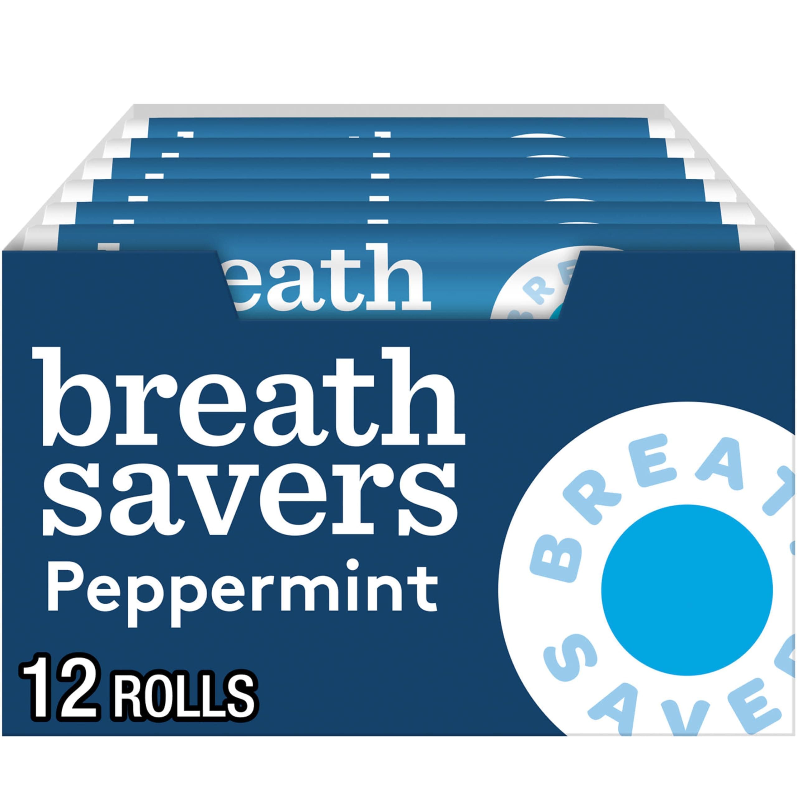 Peppermint Sugar Free Breath Mints Rolls, 0.75 oz (24 Count)