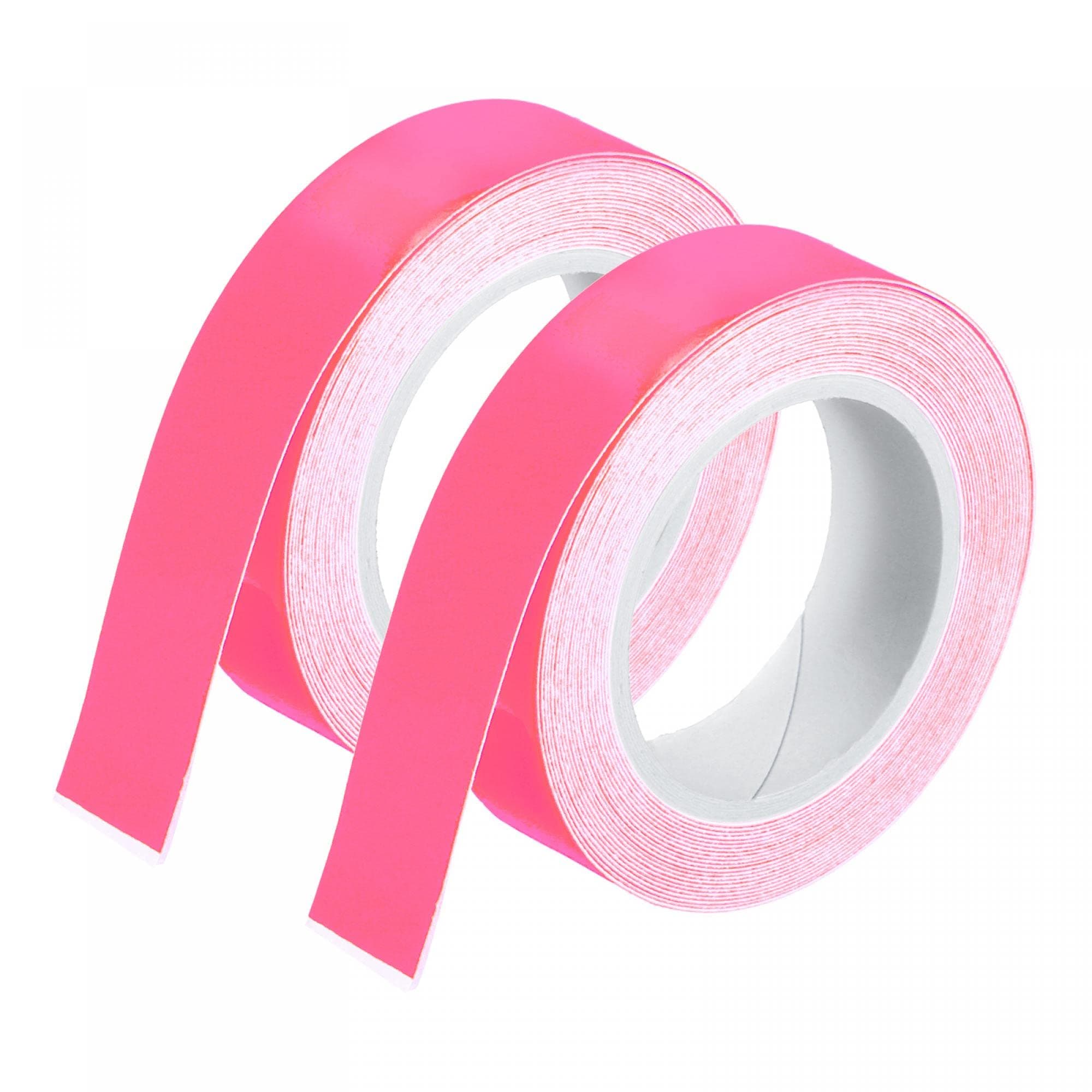 Glow in the Dark Tape 9.8 Ft x 0.5 Inch Luminous Fluorescent Tape for Night Outdoors Indoors Decorations Signs, Pink Pack of 2