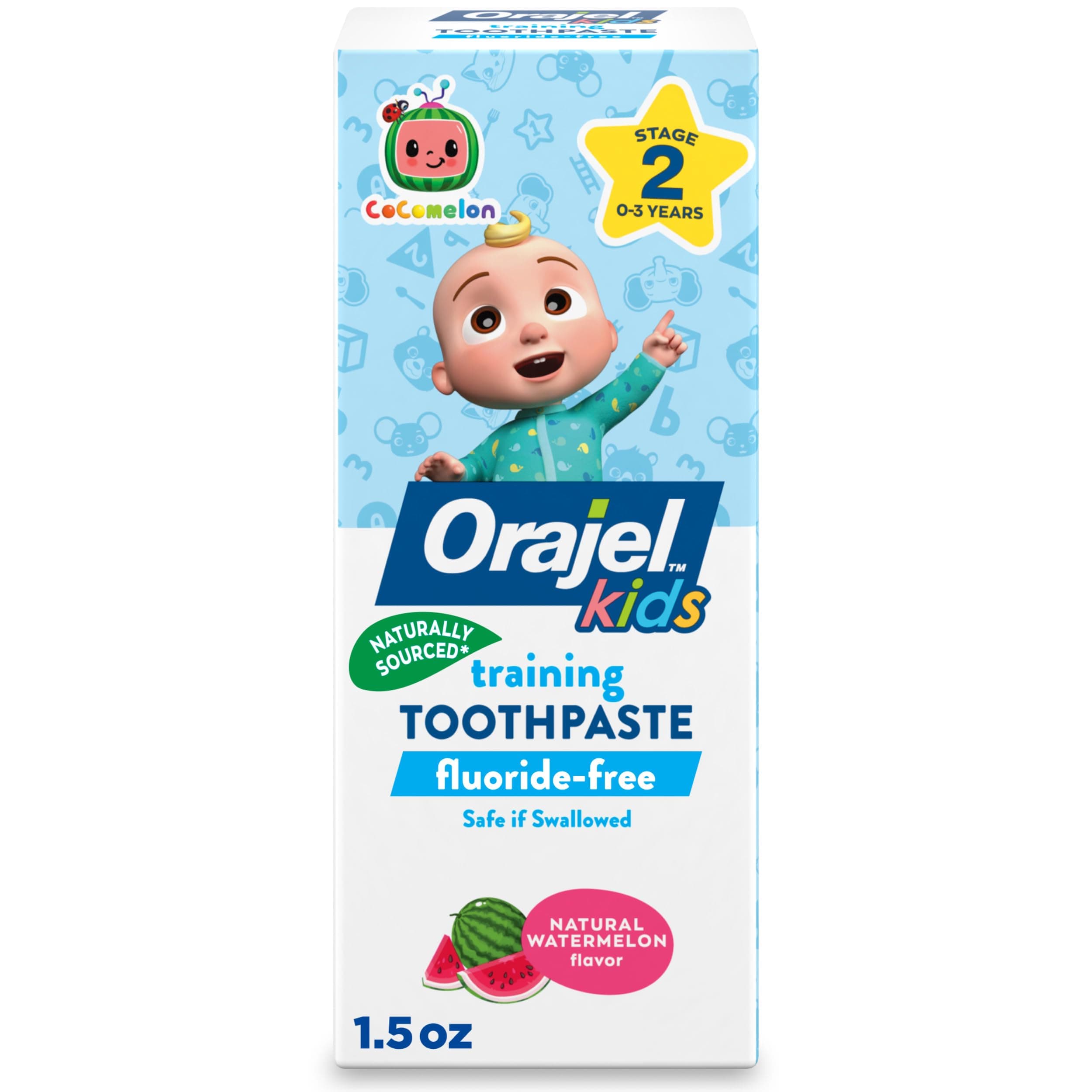 Kids Stage 2 Natural Training Toothpaste Watermelon 42.5g