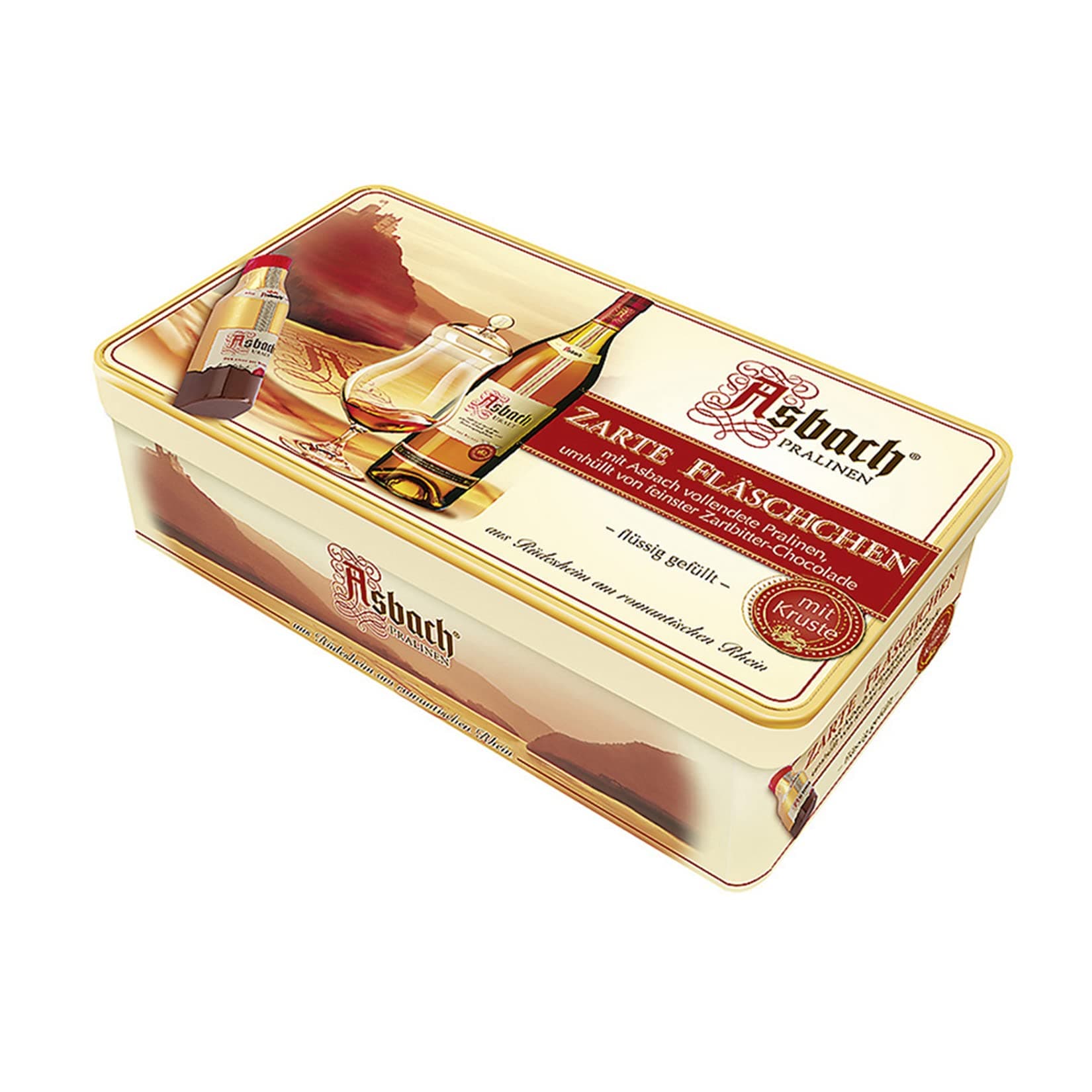 Asbach Liqueur Bottles Gift Tin 200 g