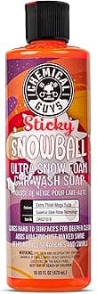 Chemical Guys CWS21516 Sticky Snowball Ultra Snow Foam Car Wash Soap Safe for Cars, Trucks, Motorcycles, RVs & More 16 fl oz, Cherry Scent