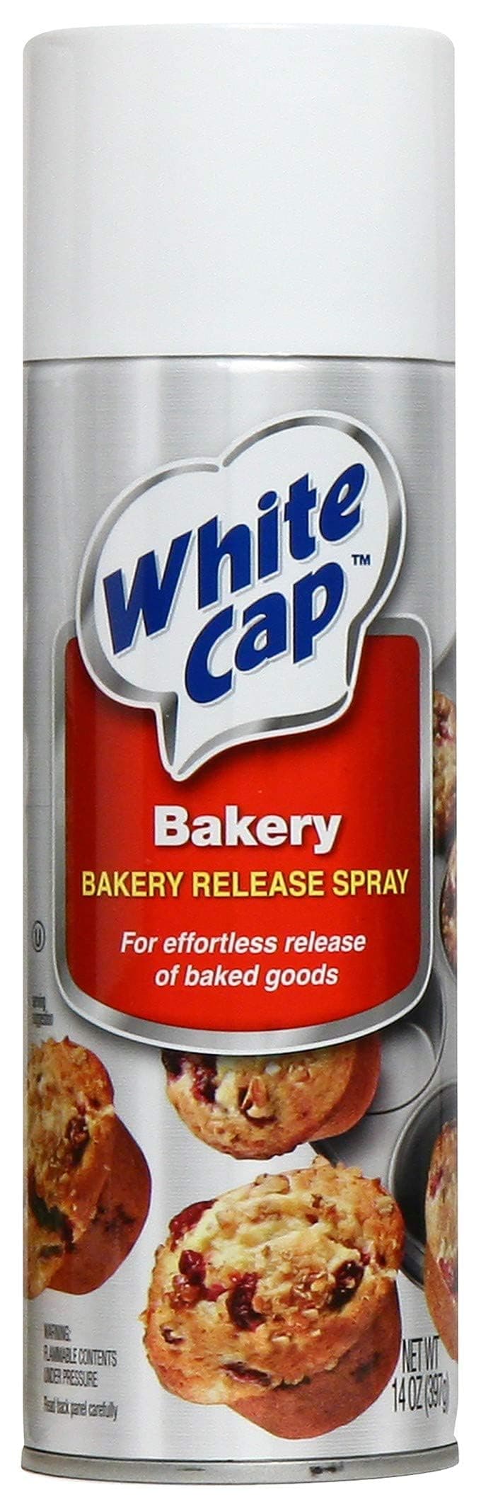 White Cap Baking Release Aerosol -- 6 Case 14 Ounce