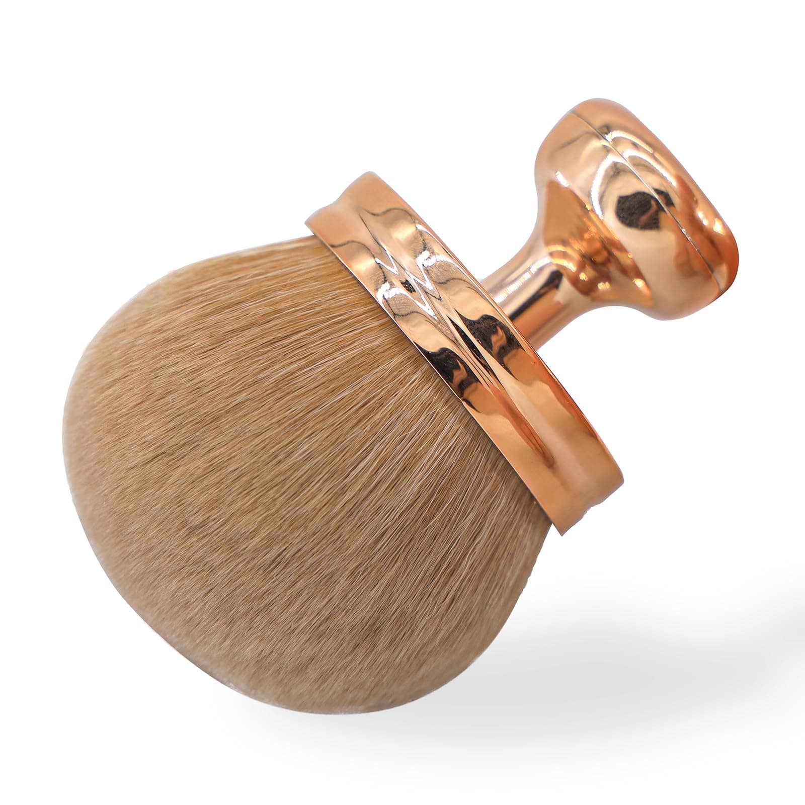 Extra Large Body Makeup Brush For Self Tanner, Self Tan Back Applicator, 74mm Wide-headed Kabuki Brush For Bronzers Blend Self Tanning Applicator, Oval Face Leg Makeup Brush With Drawstring Bag