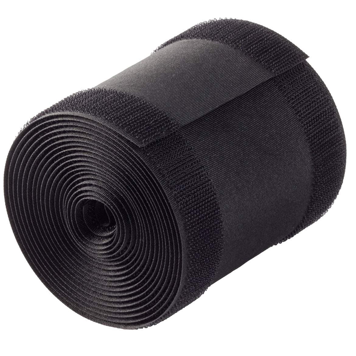 Yebazy Cable Grip Strip Floor Cable Cover Protect Cords Cable Protector Cable Management 4”Width x 10’Length - Black Only for Commercial Office Carpet