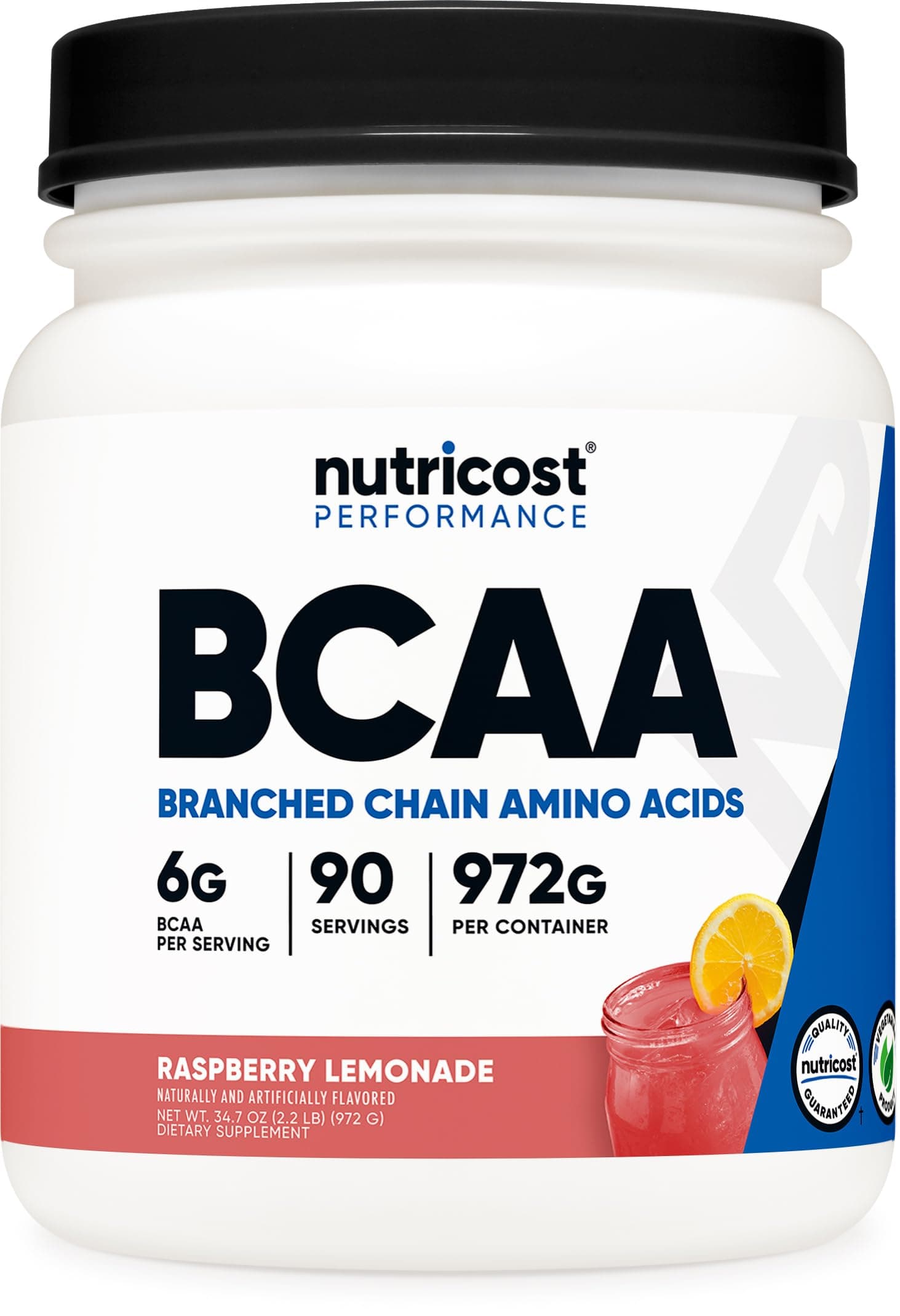 BCAA Powder 2:1:1 (Raspberry Lemonade, 90 Servings)