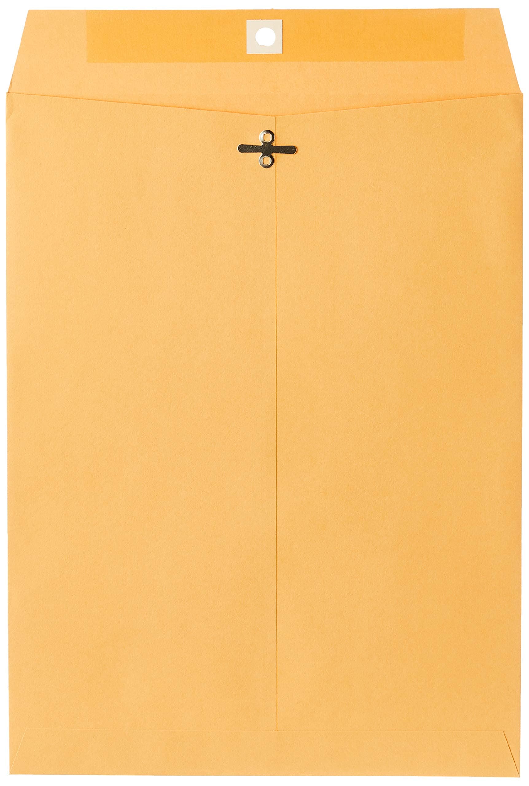Mead Letter Size Mailing Envelopes, Clasp Closure, All-Purpose 32-lb Paper, 9" X 12", Brown Manila Kraft Envelope, 100 per Pack (CO790)