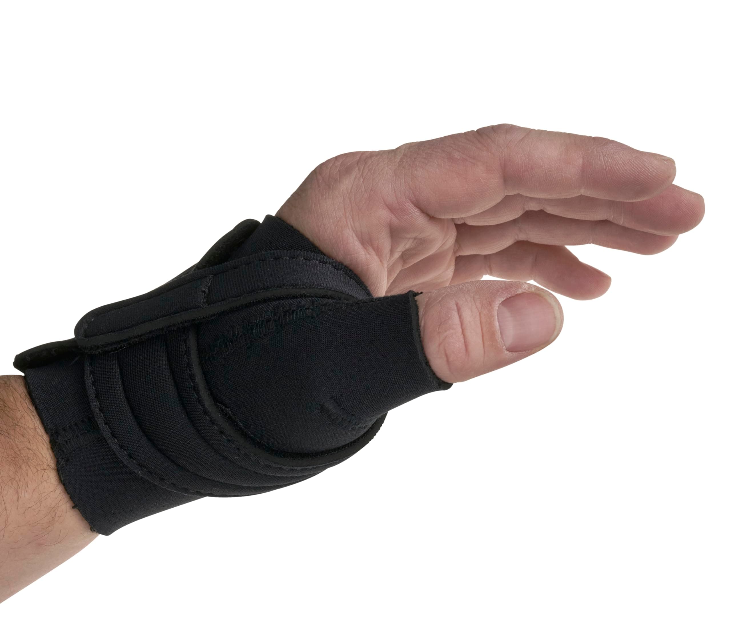 Comfort Cool Thumb CMC Restriction Splint, Provides Direct Support For The Thumb CMC Joint While Allowing Full Finger Function, Left Hand, Large Plus