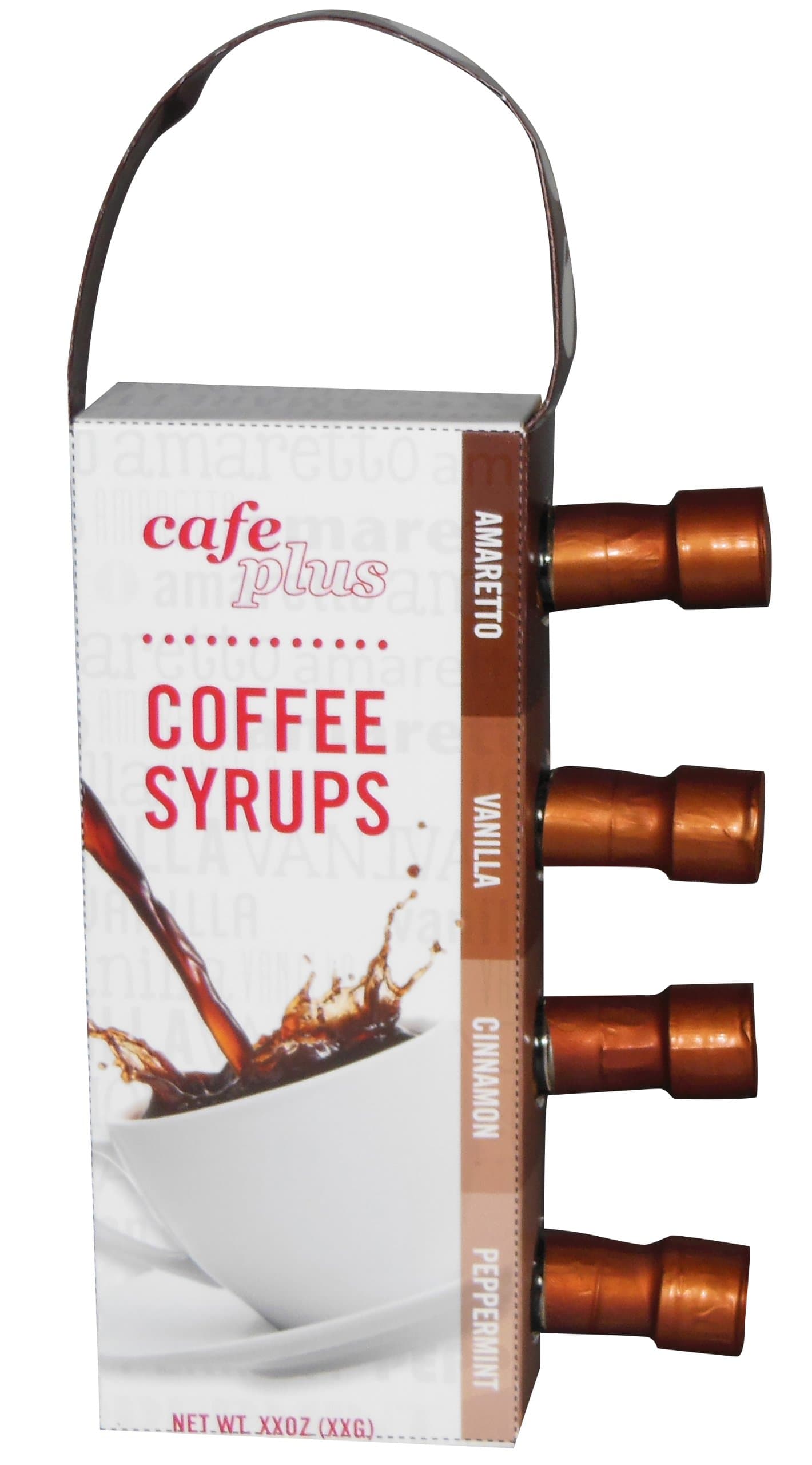 MSRF Cafe Plus Variety Pack, Gourmet Coffee Syrup, 9.4 Ounce