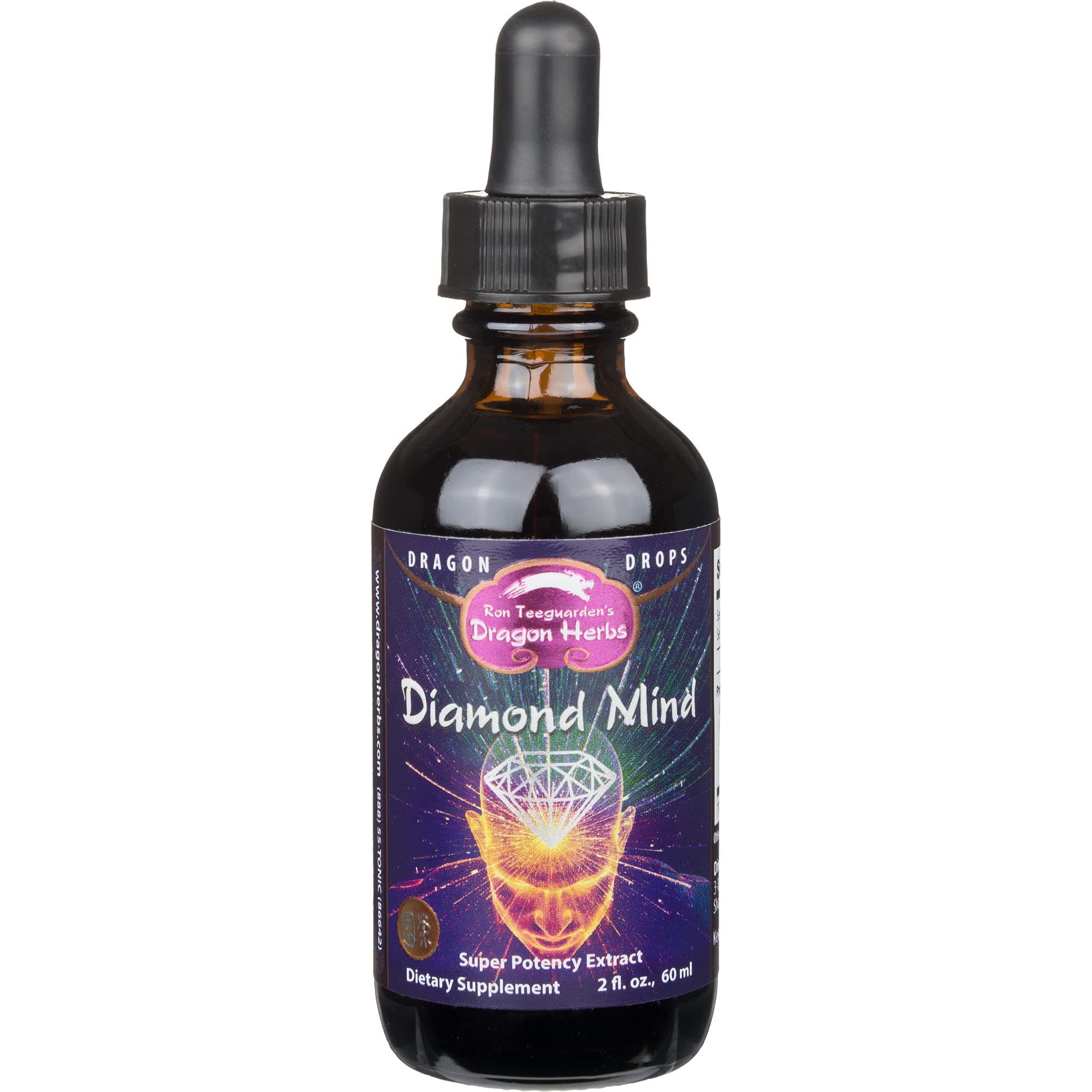 Dragon Herbs, Diamond Mind, Super Potency Extract, 2 fl oz (60 ml)